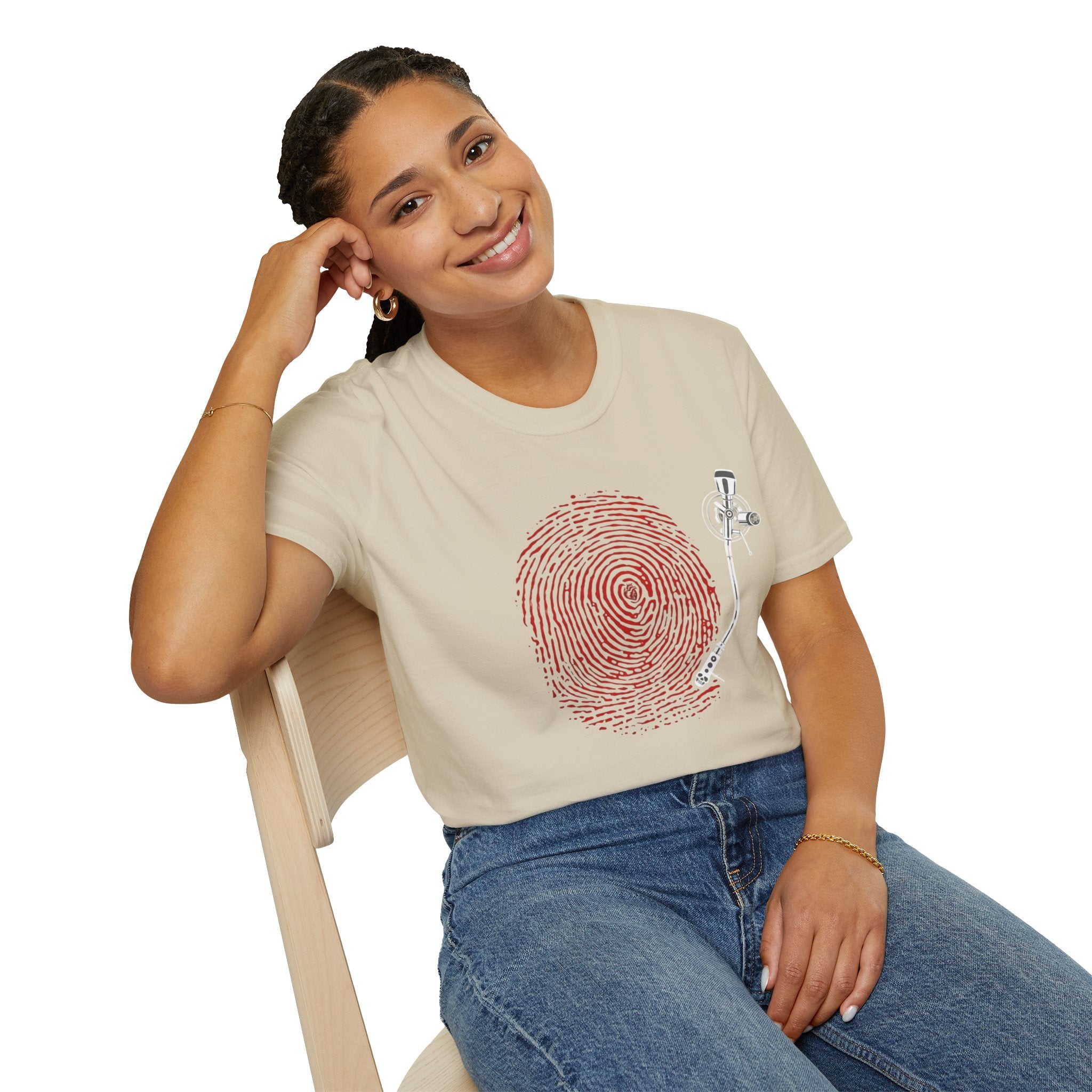 Fingerprint Turntable — T-Shirt