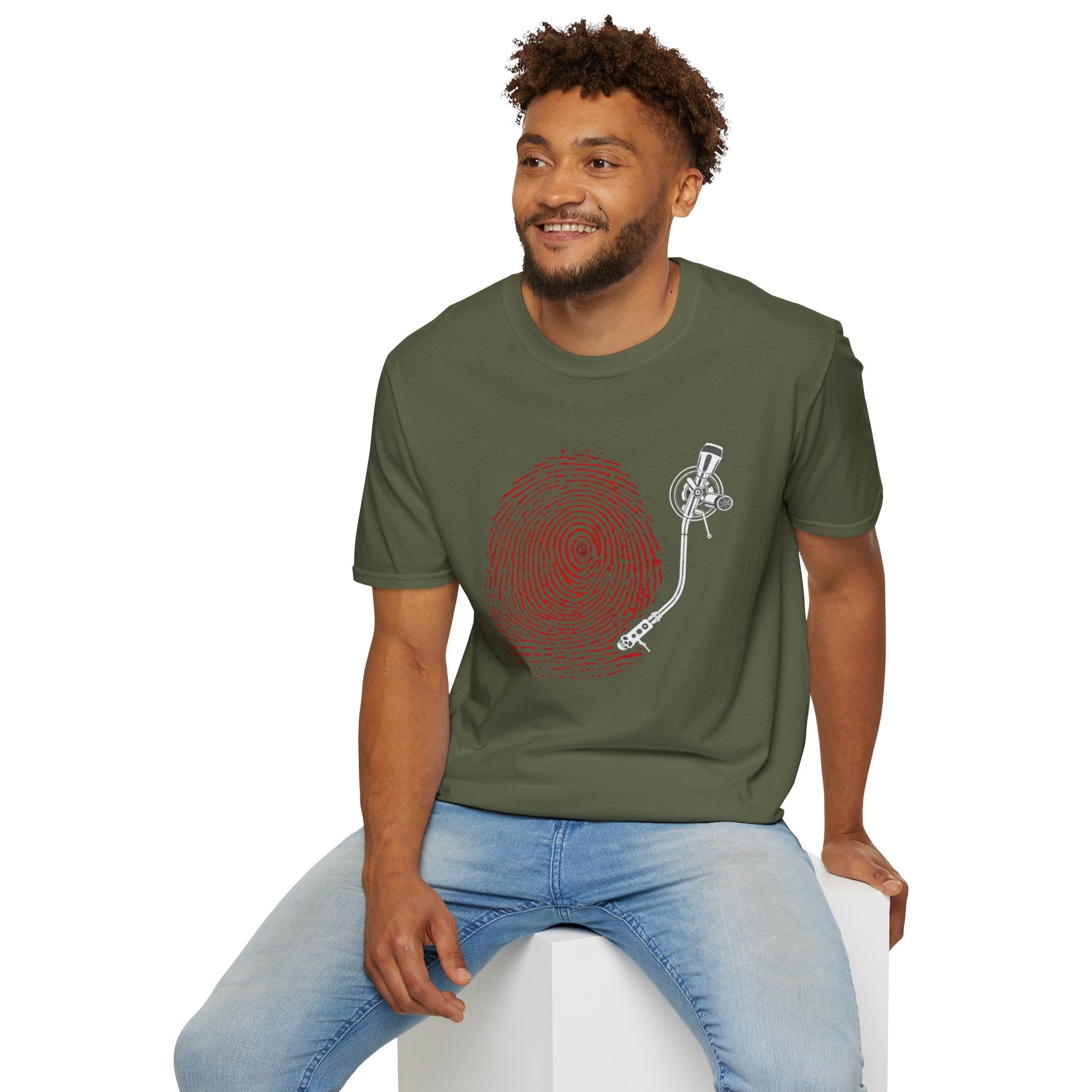 Fingerprint Turntable — T-Shirt