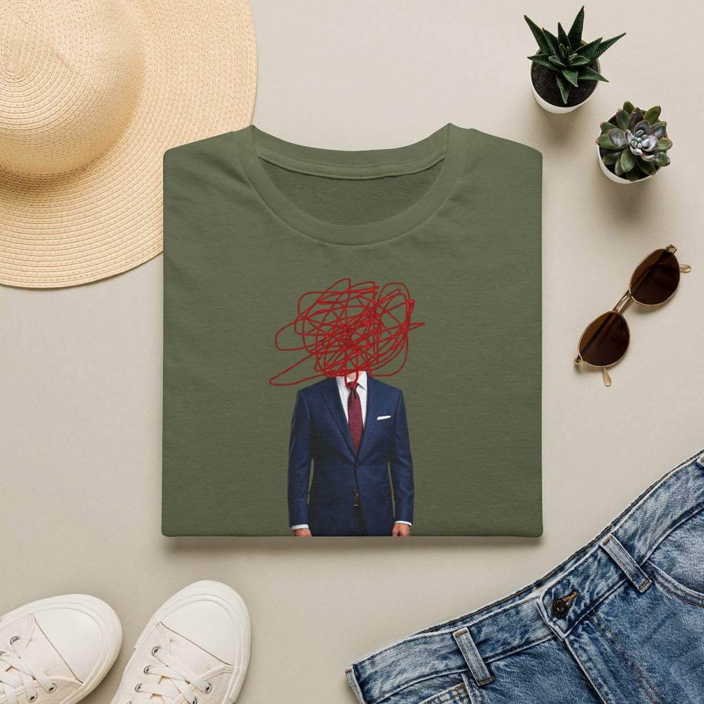 Anxious Businessman T-Shirt – Funny Office Humor Graphic Tee