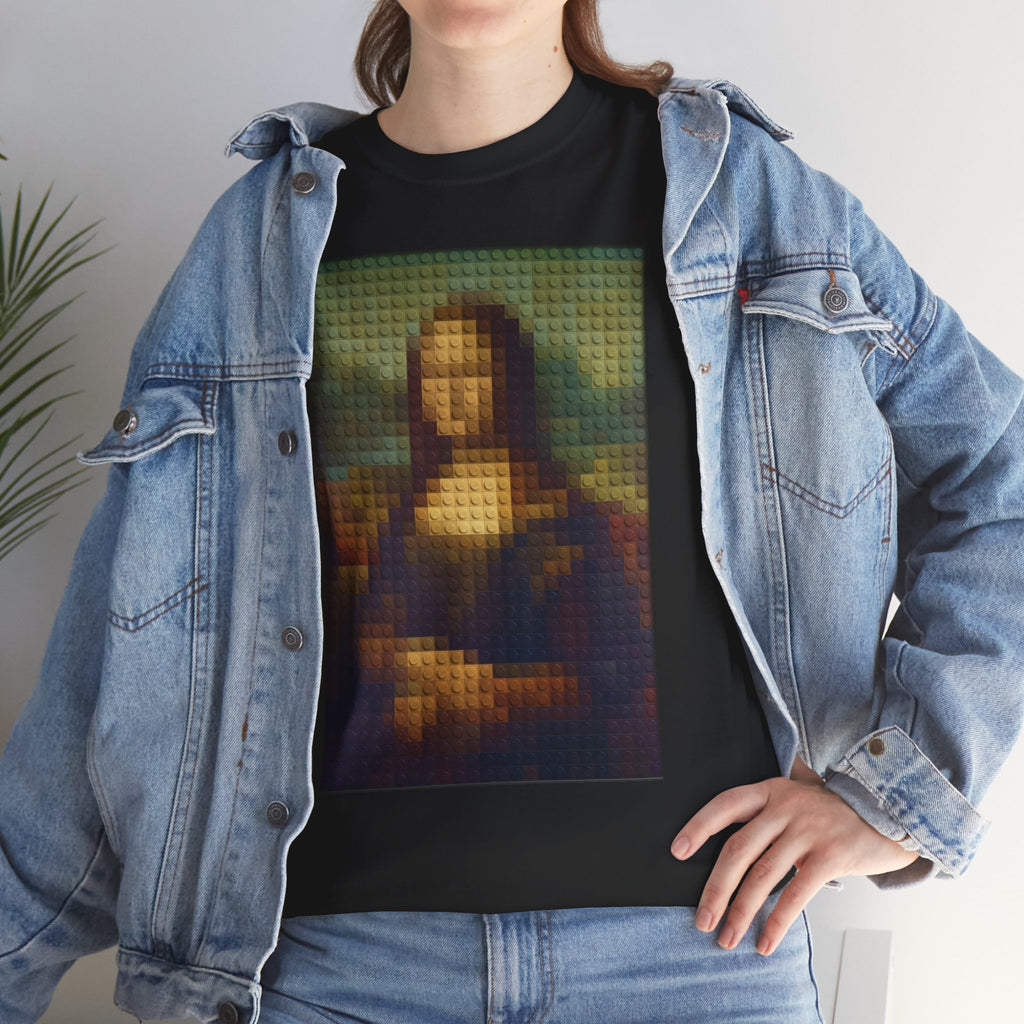 Pixelated Mona Lisa - T‑Shirt