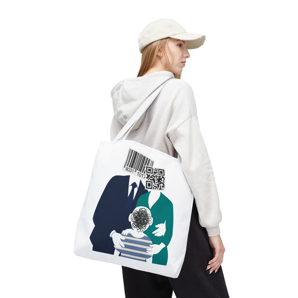 Barcode Family Portrait Tote Bag