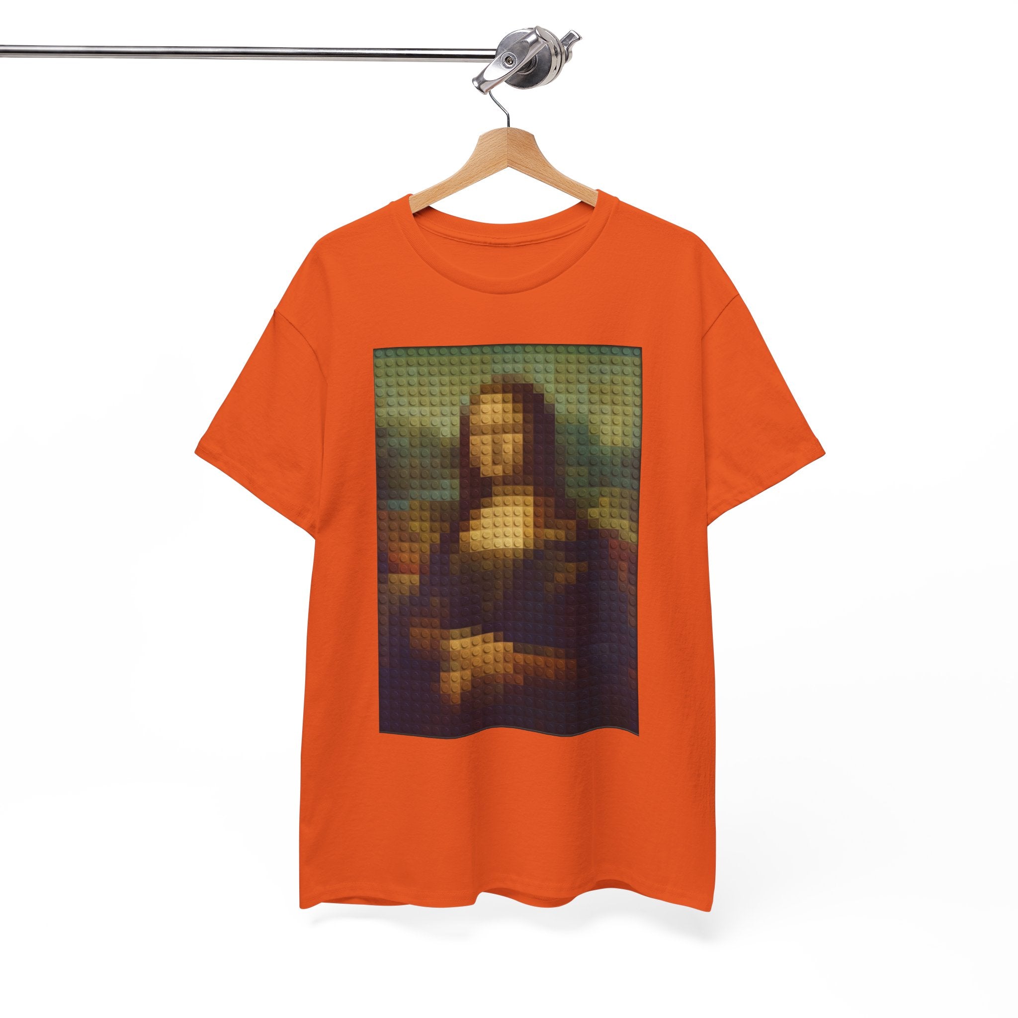 Pixelated Mona Lisa - T‑Shirt
