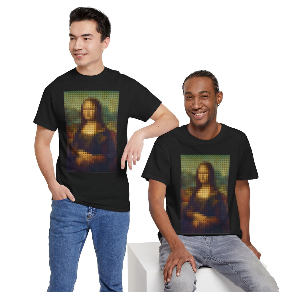 Pixelated Mona Lisa - T‑Shirt