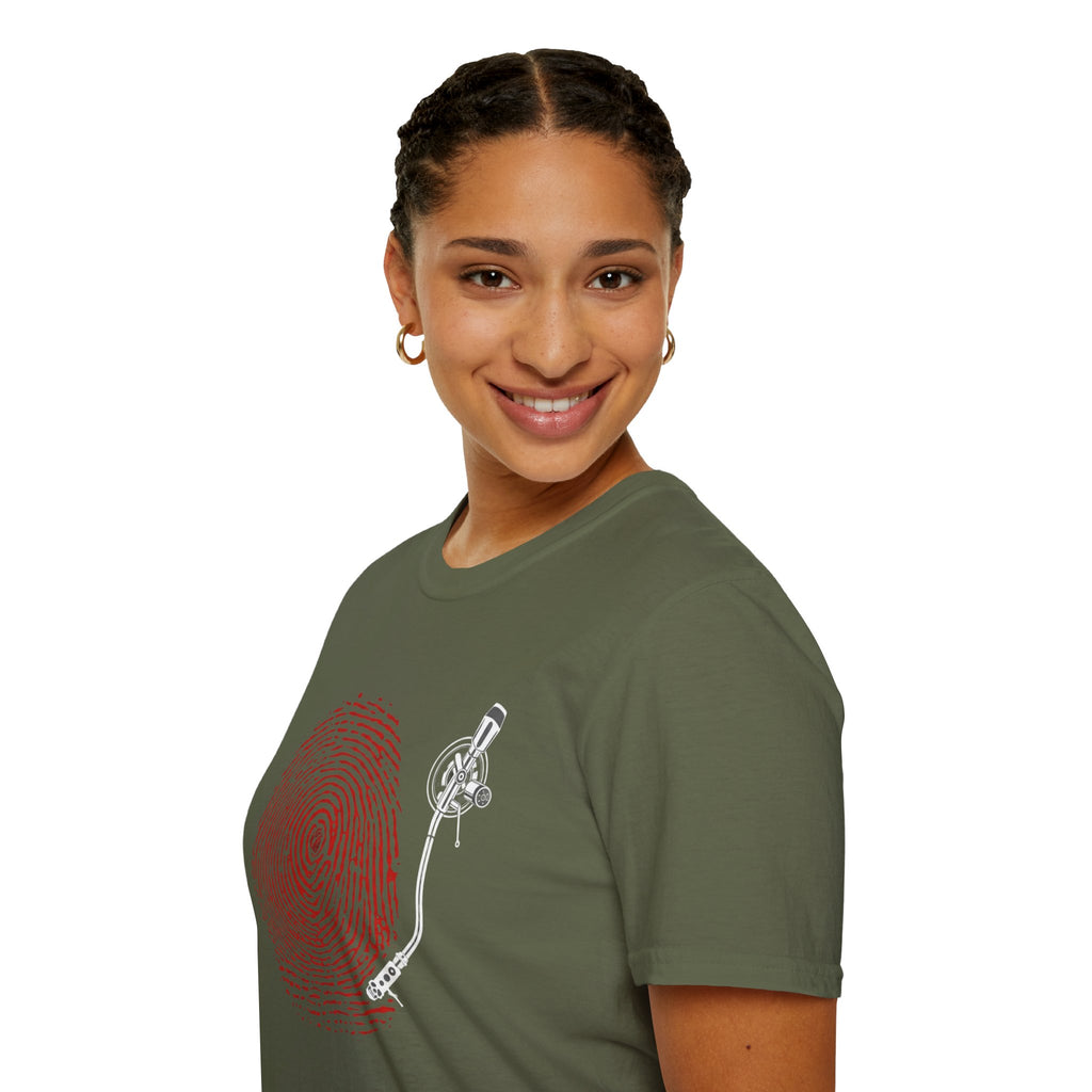 Fingerprint Turntable — T-Shirt