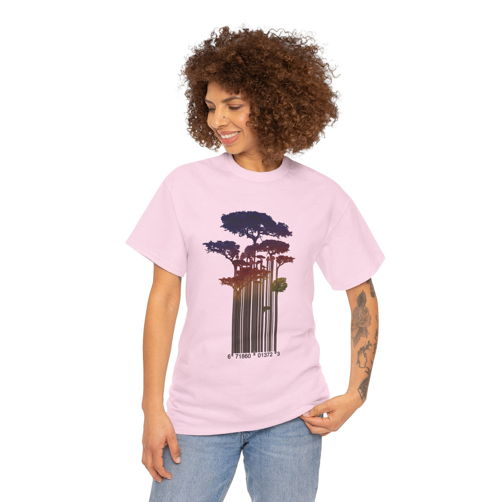 Barcode Forest T‑Shirt