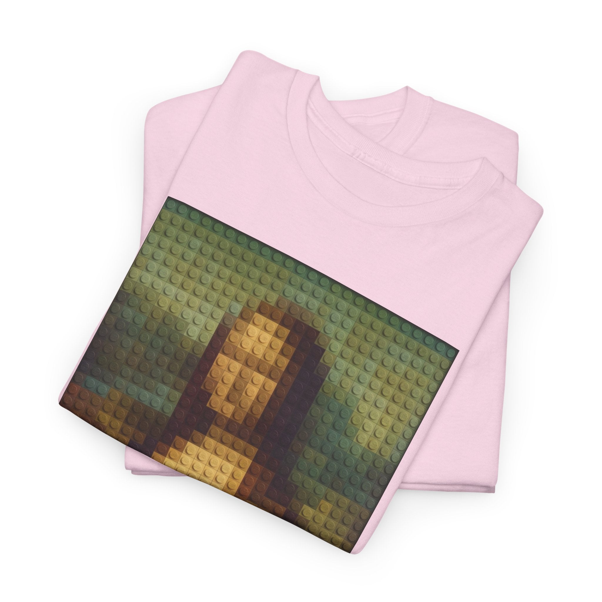 Pixelated Mona Lisa - T‑Shirt