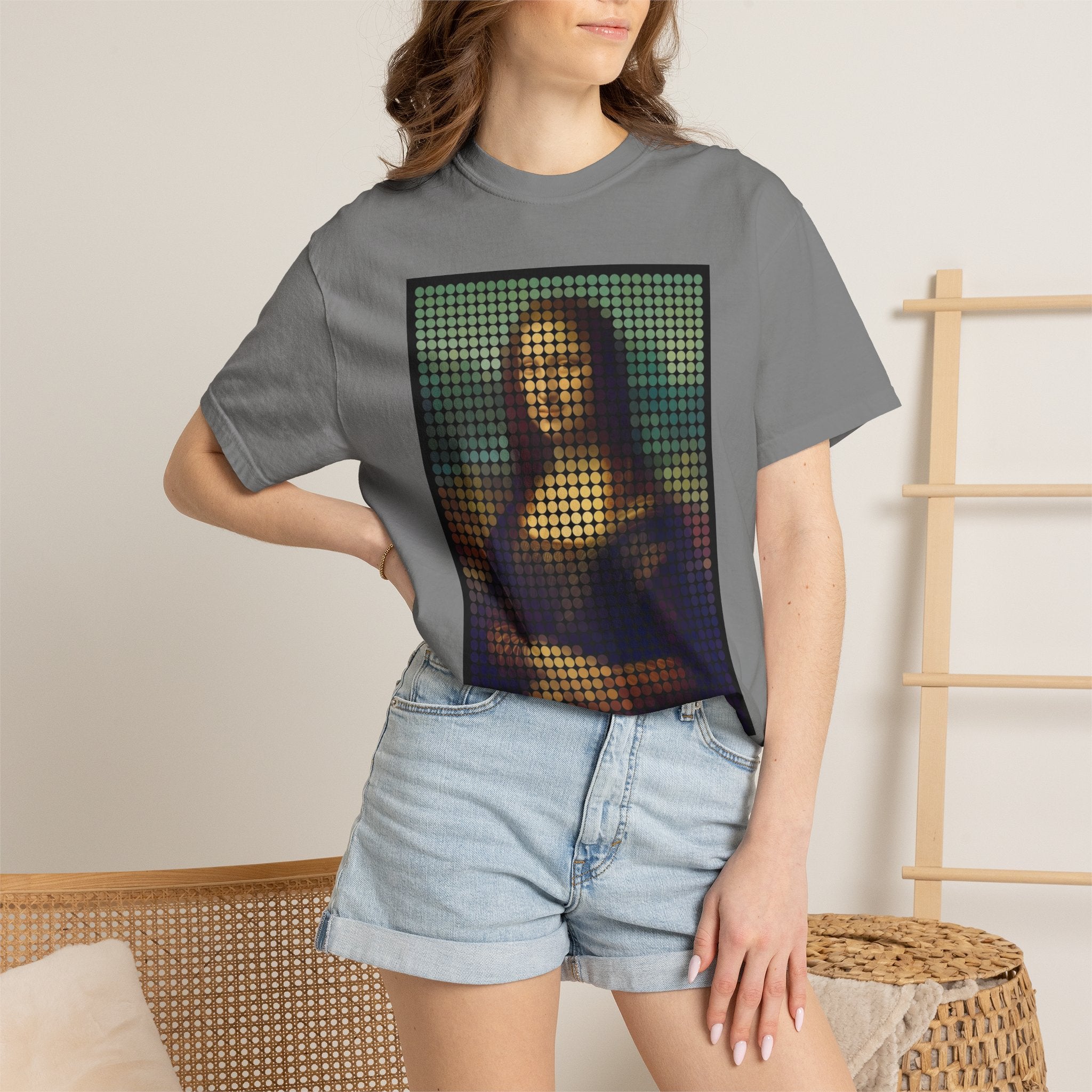 Mona Lisa Pixel Art — T-Shirt