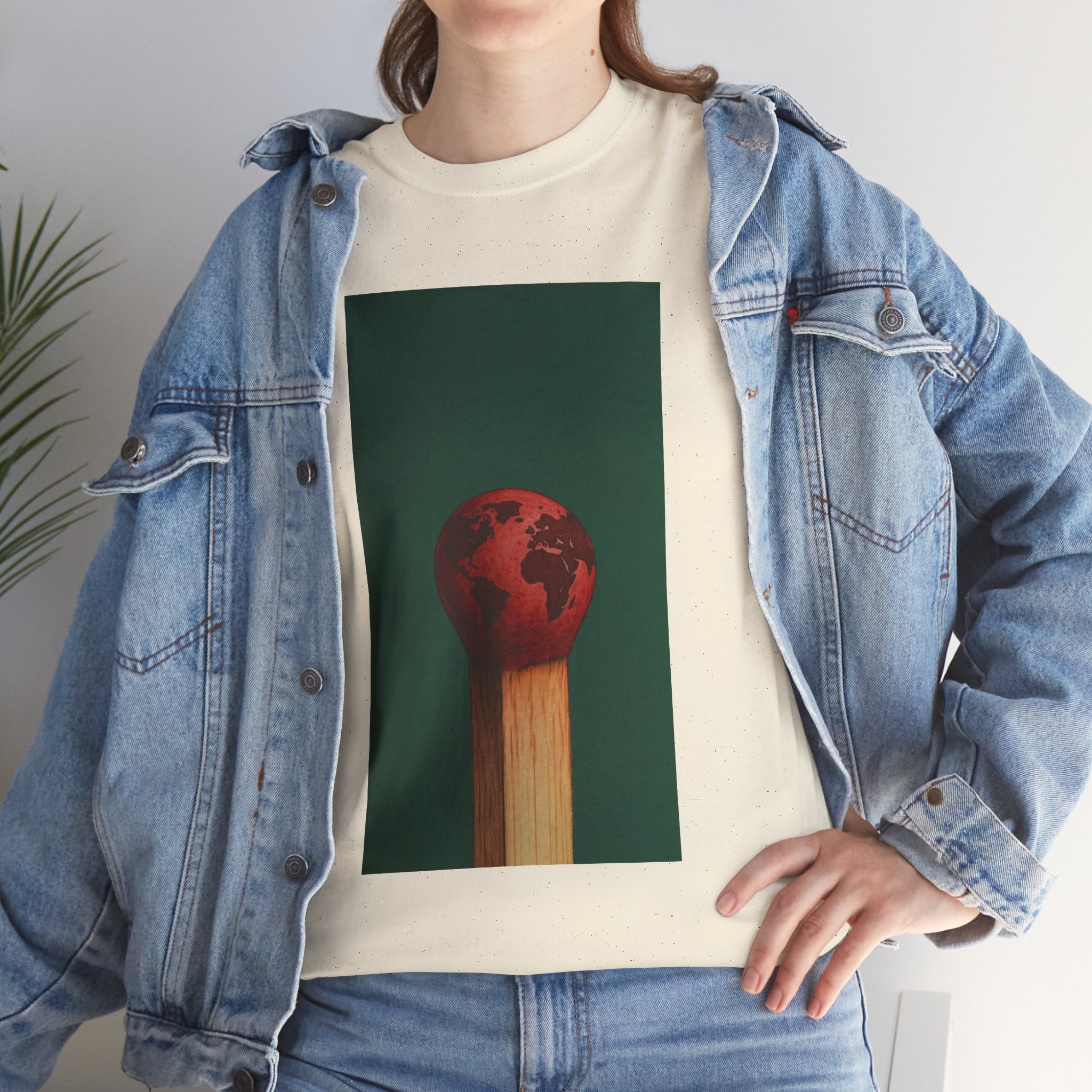 Matchstick Earth — T‑Shirt