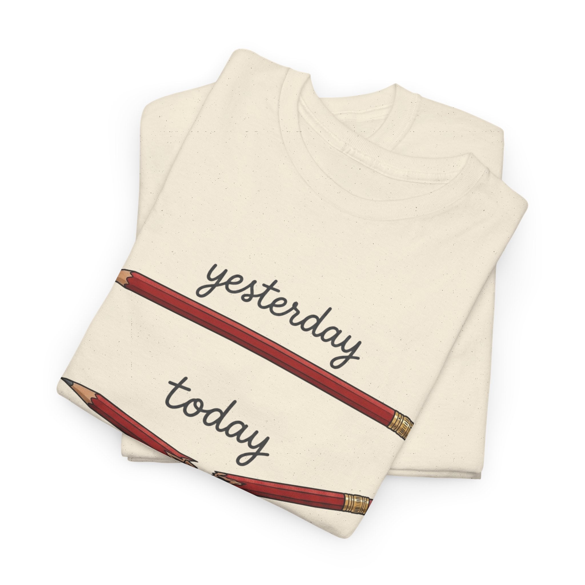 "yesterday, today, tomorrow" — Tshirt