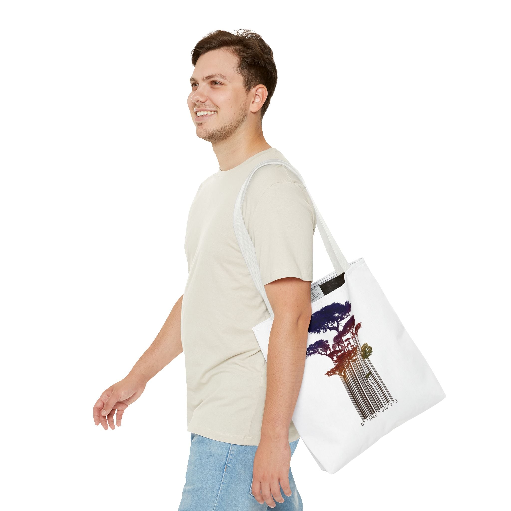 Barcode Forest — Tote Bag