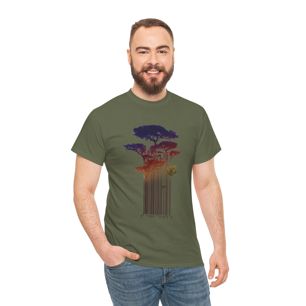 Barcode Forest T‑Shirt