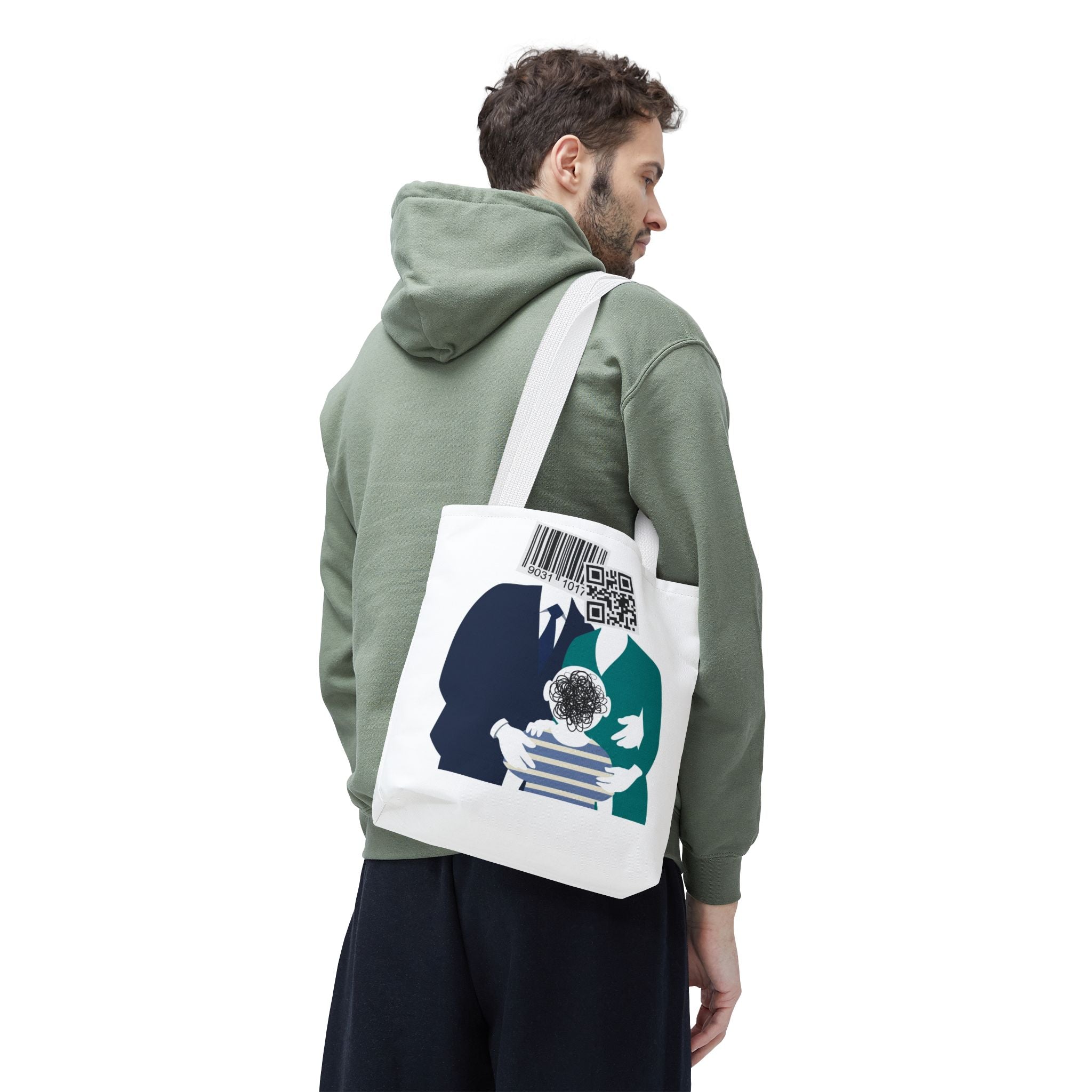 Barcode Family Portrait Tote Bag