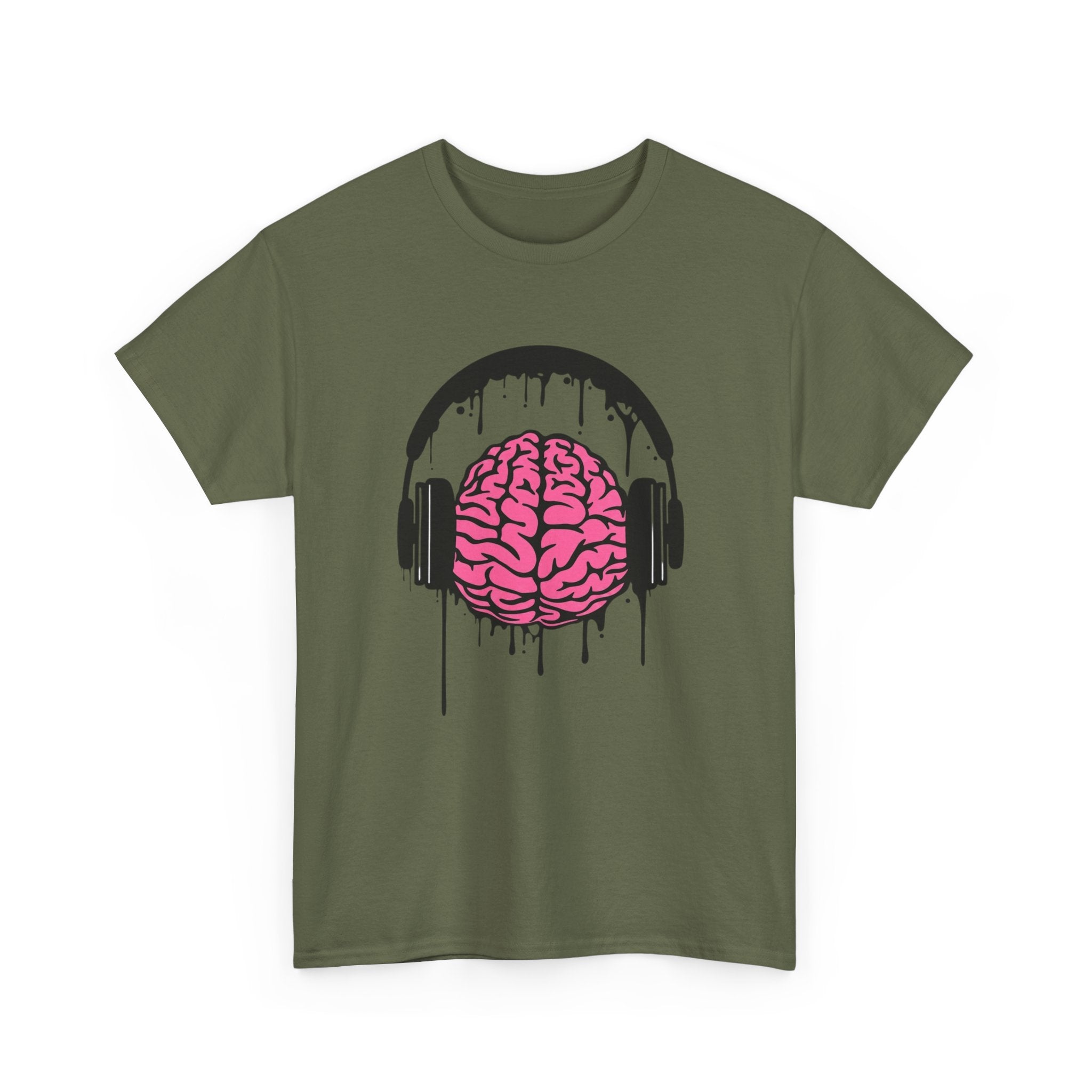 Music Lover Dripping Brain — T-Shirt