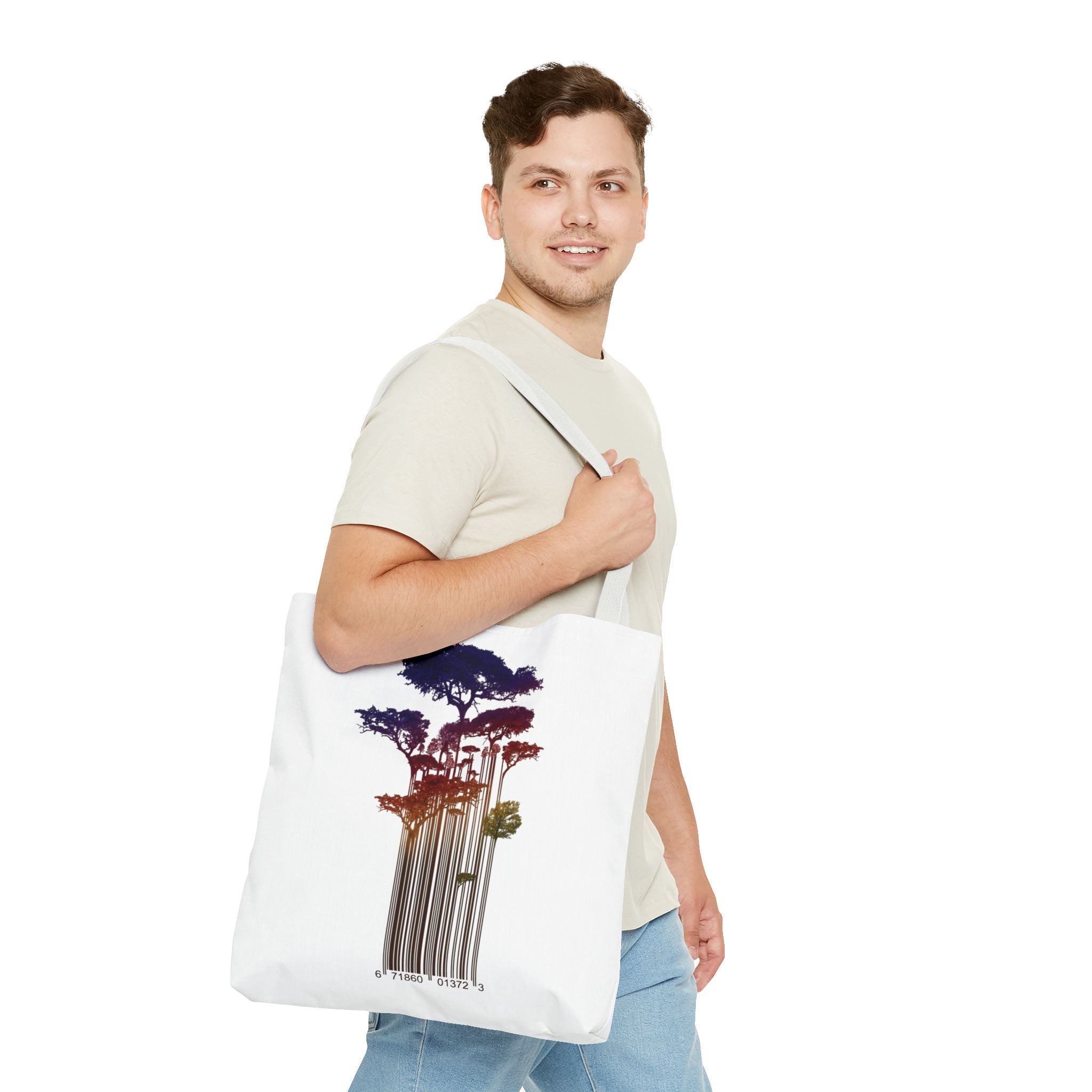 Barcode Forest — Tote Bag
