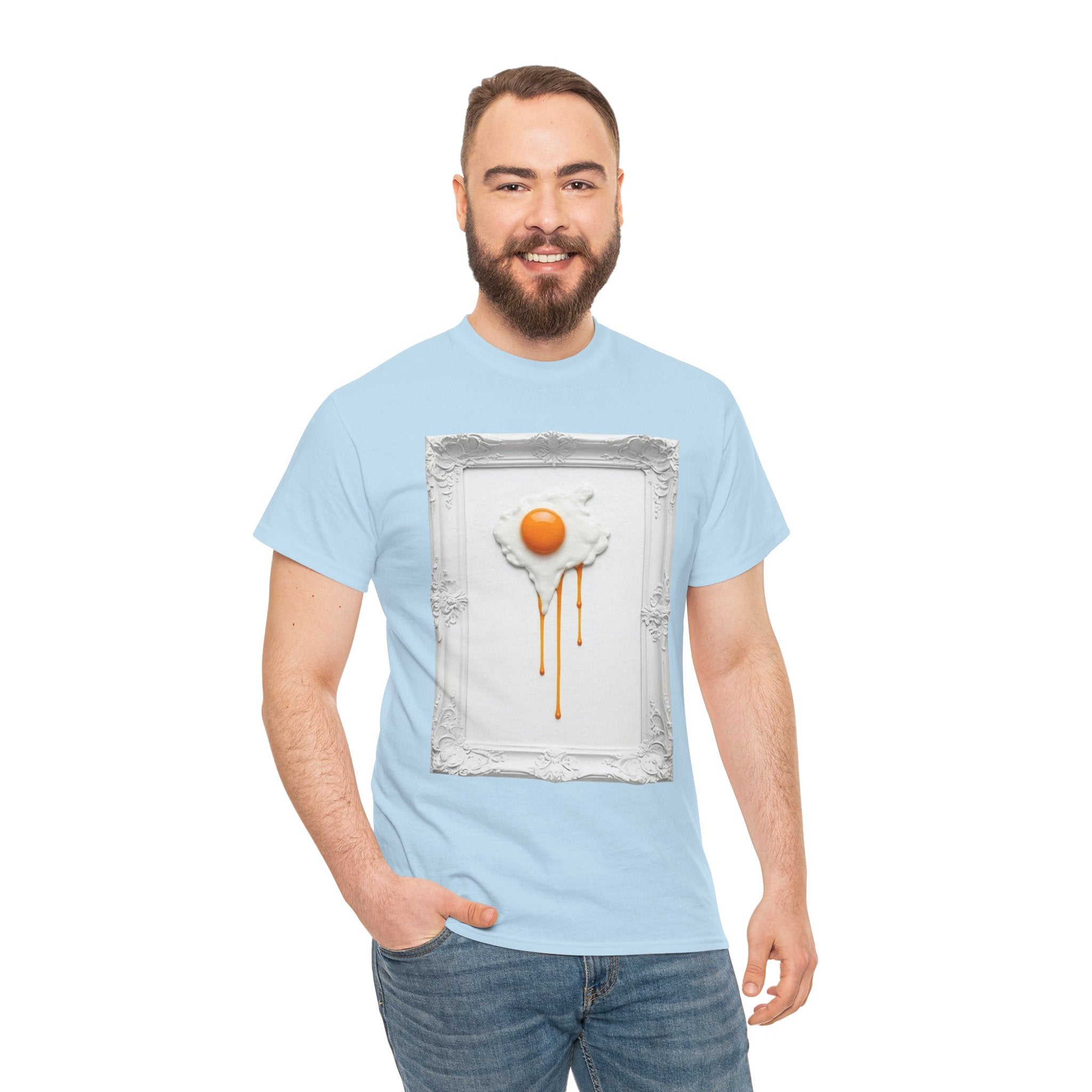Artful Drip Fried Egg — T‑Shirt