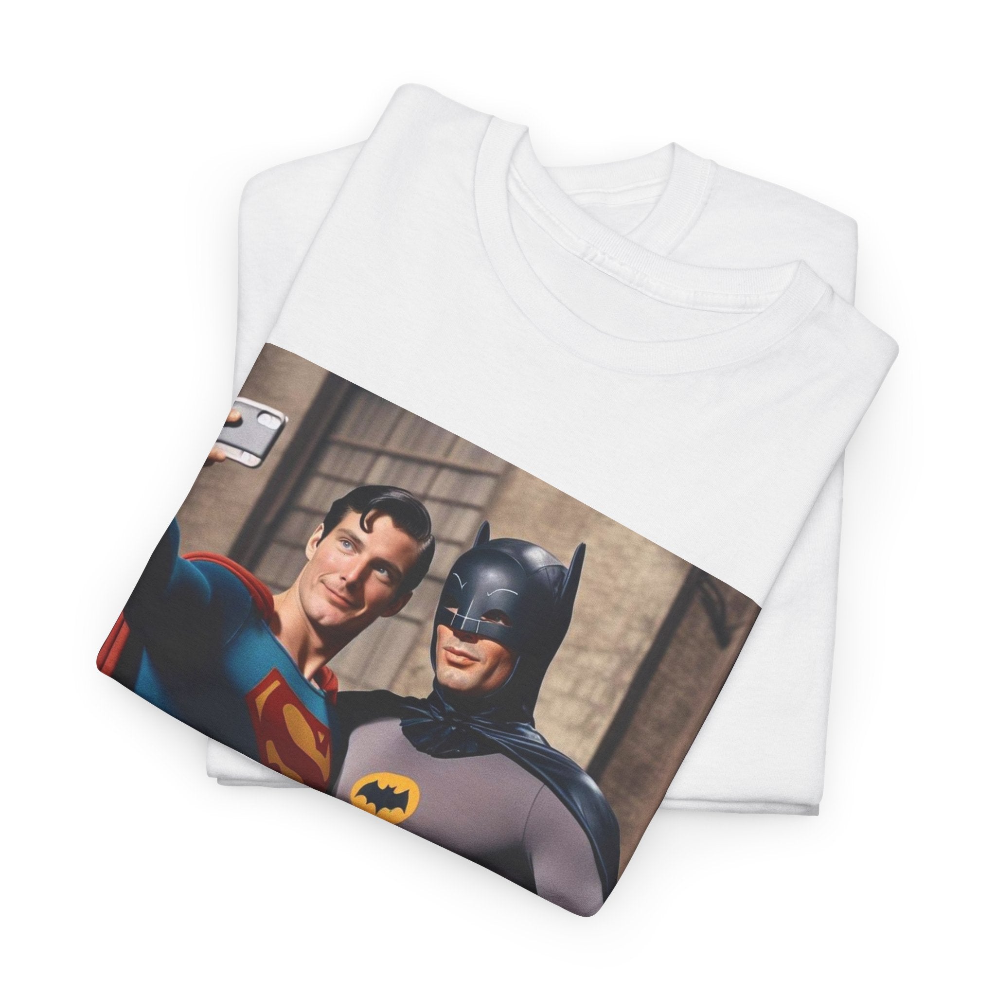 Retro Superhero Selfie - T shirt