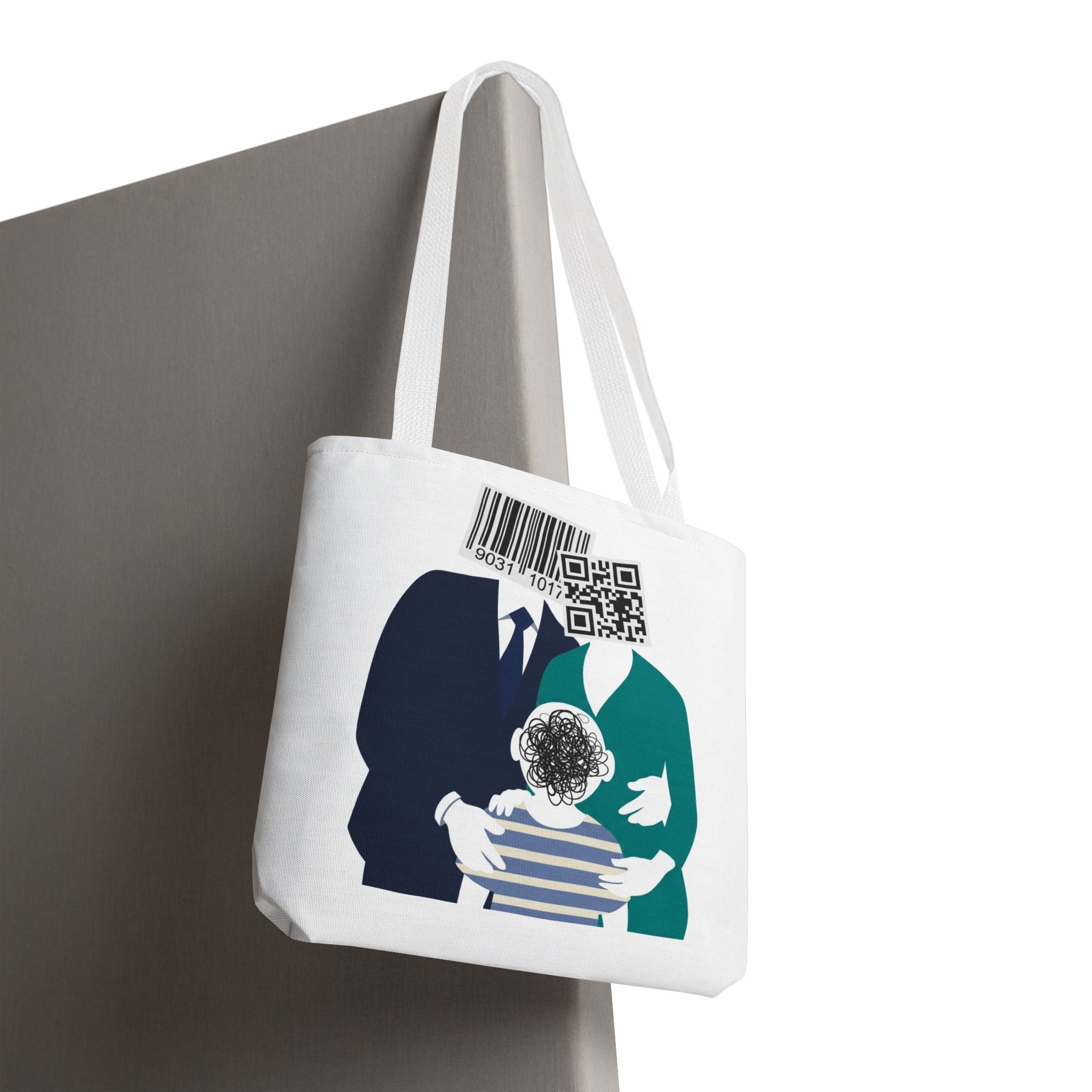 Barcode Family Portrait Tote Bag