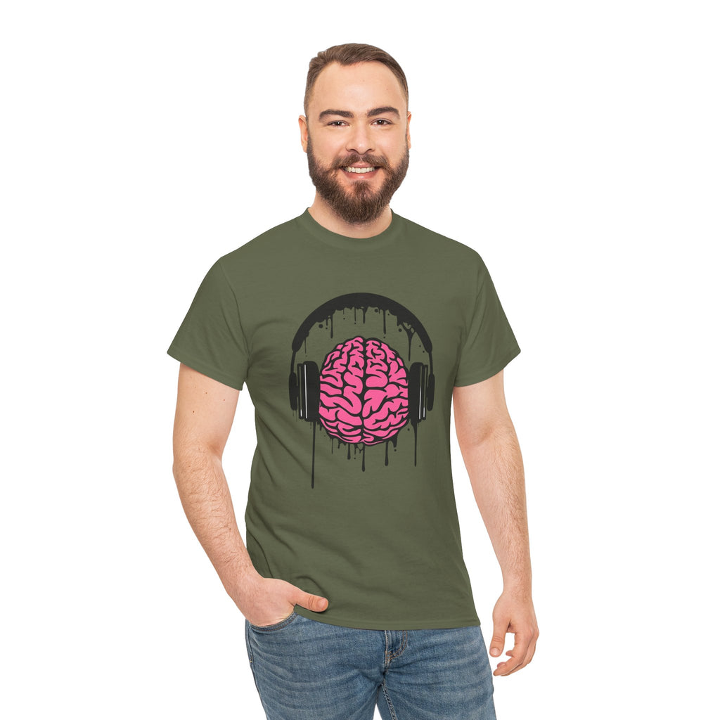 Music Lover Dripping Brain — T-Shirt