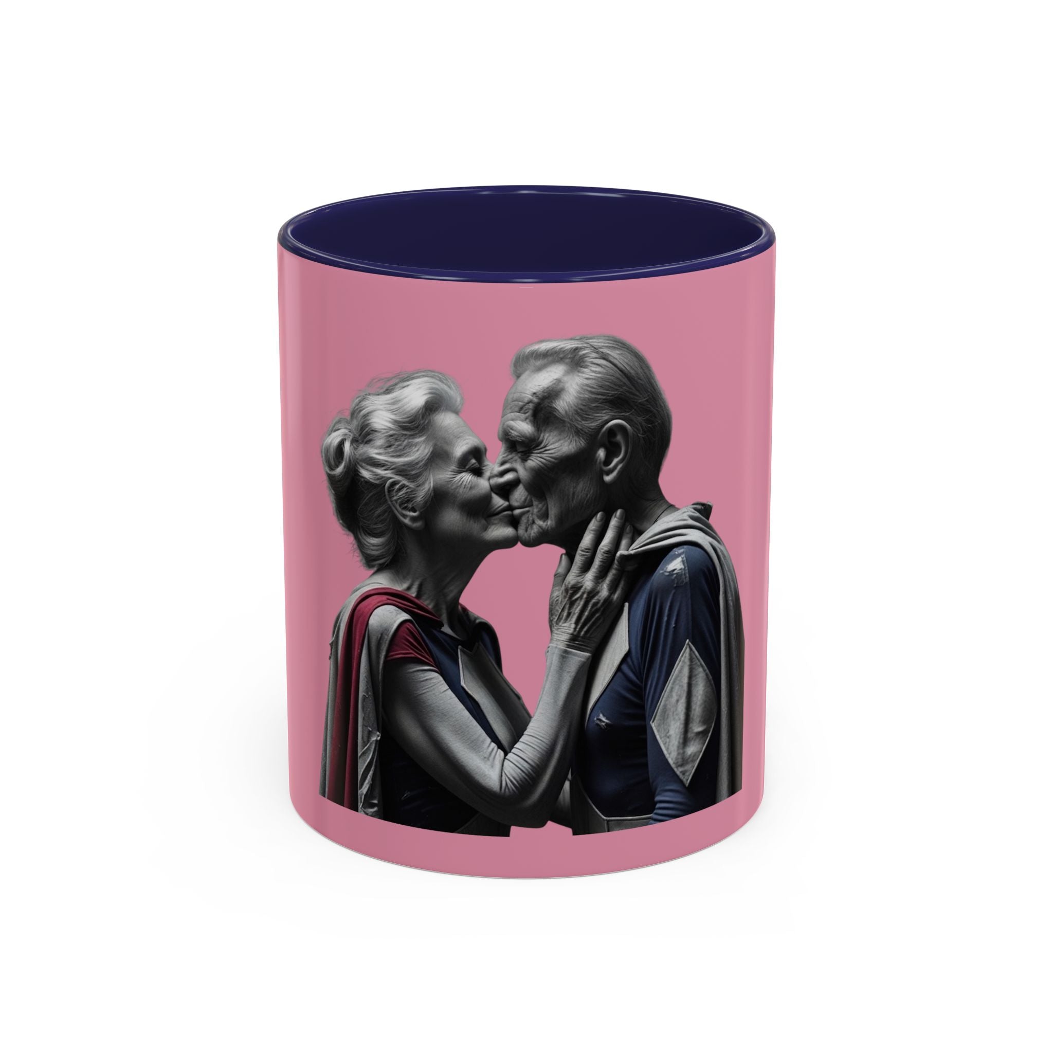 Elderly Superhero Couple — Coffee Mug