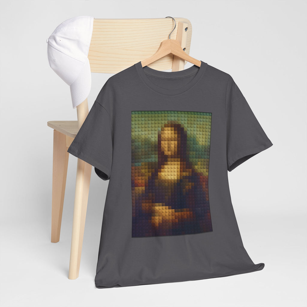 Pixelated Mona Lisa - T‑Shirt