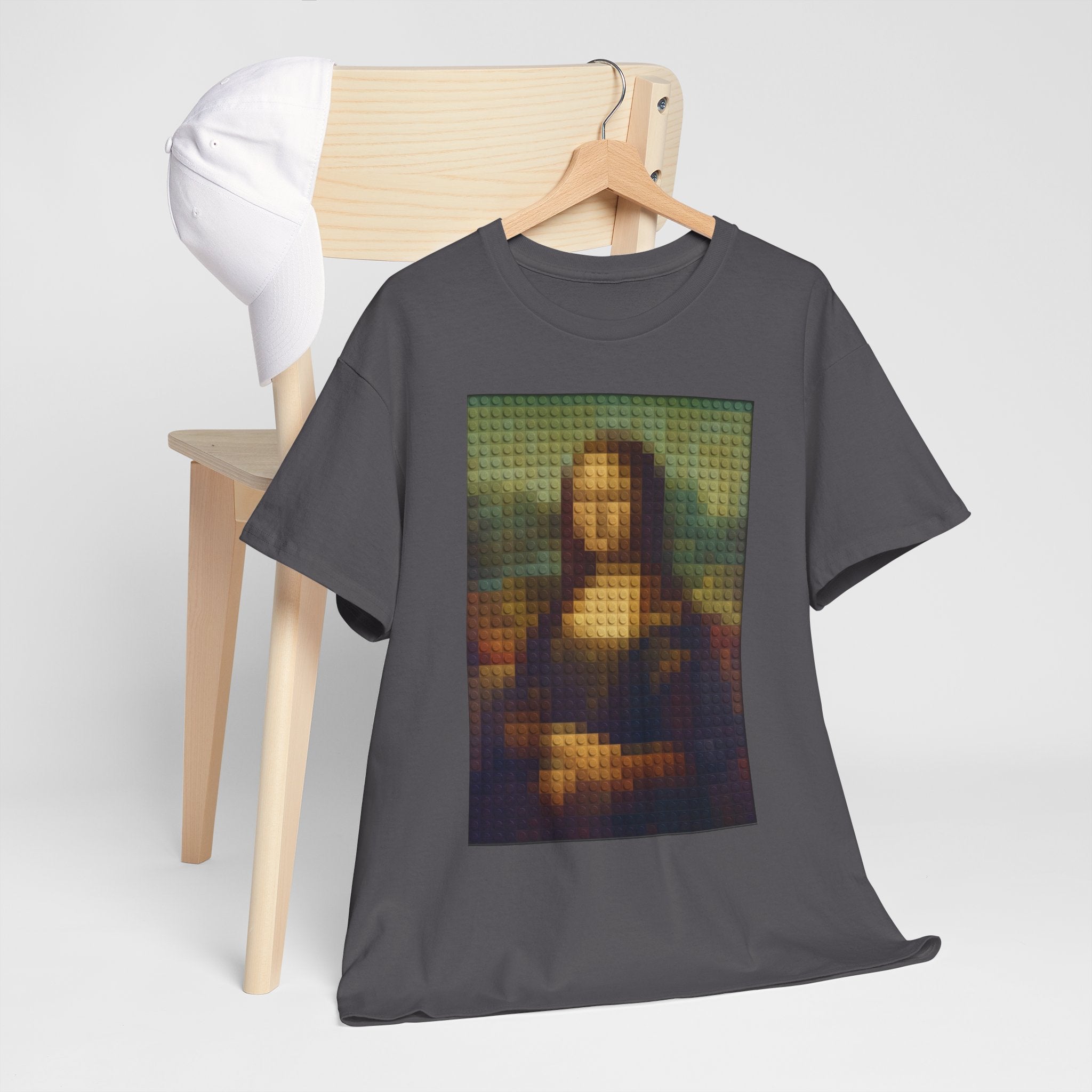 Pixelated Mona Lisa - T‑Shirt