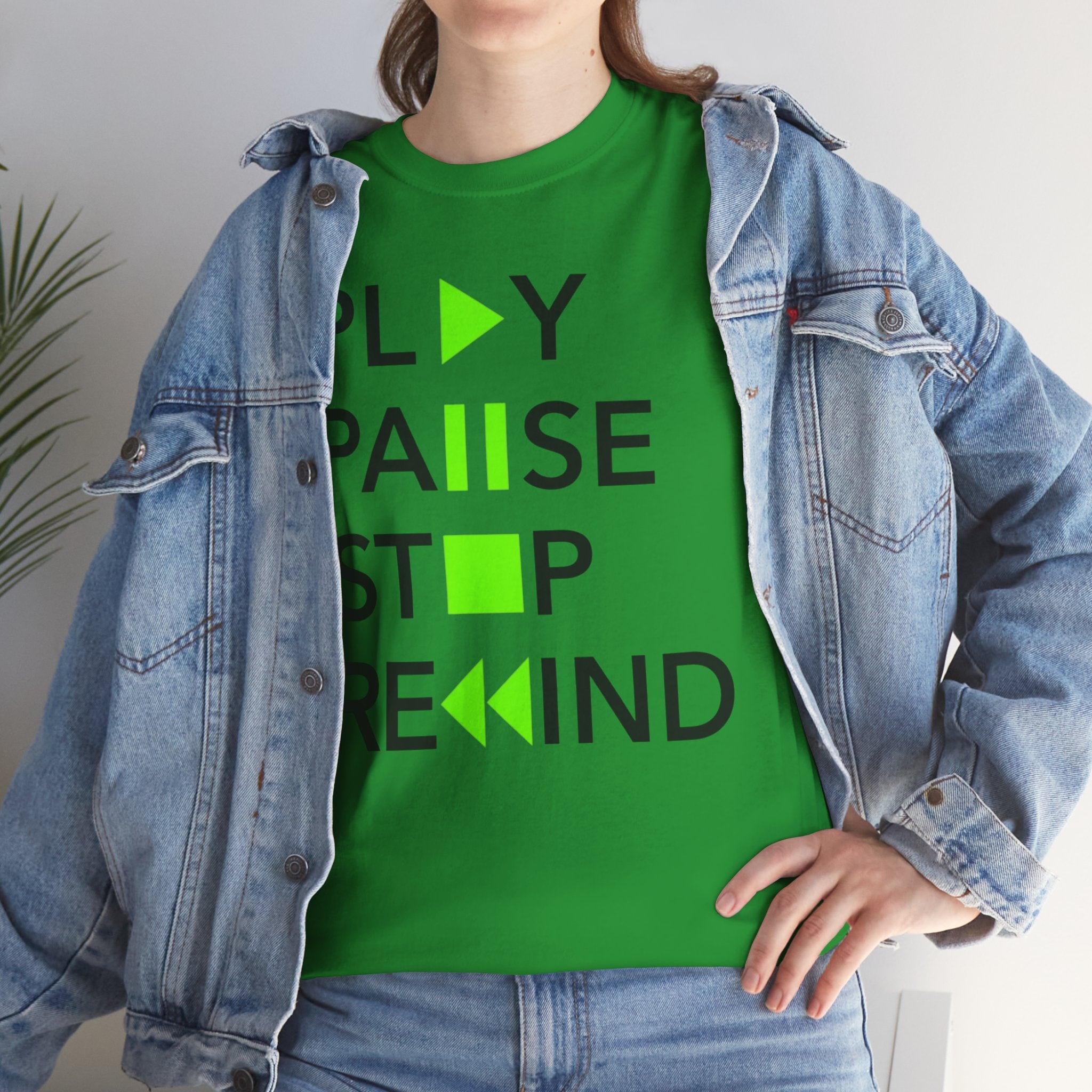 Play Pause Stop Rewind — T-Shirt
