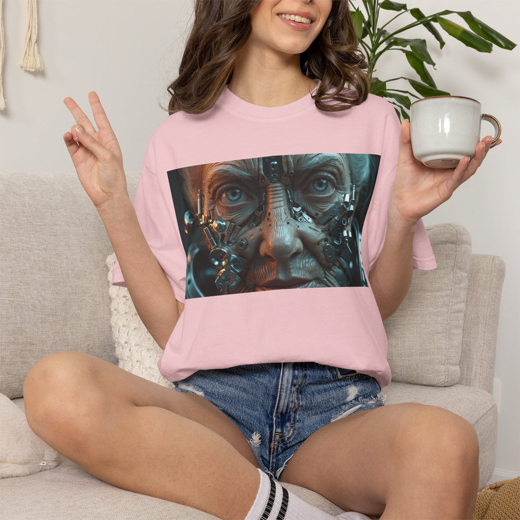 Cybernetic Old Face —T‑Shirt