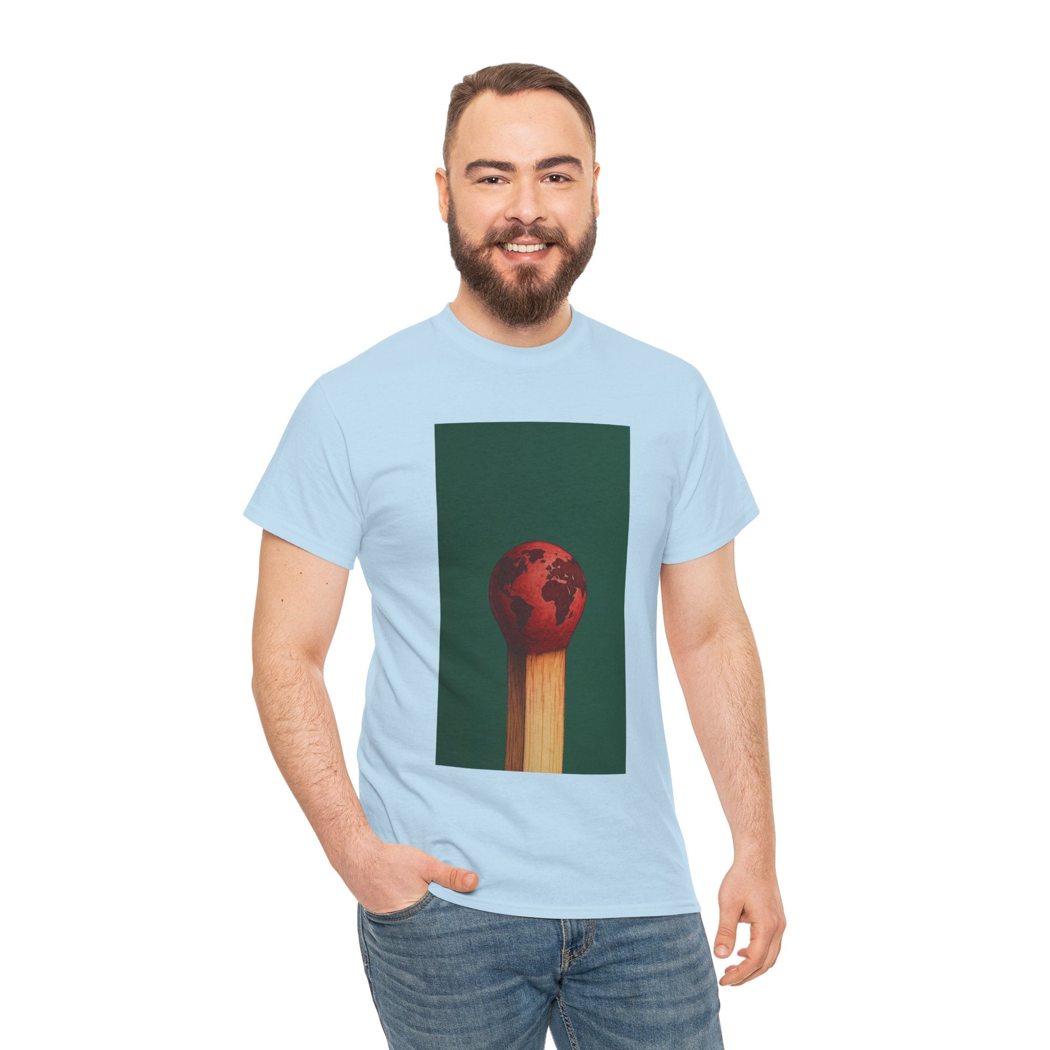 Matchstick Earth — T‑Shirt