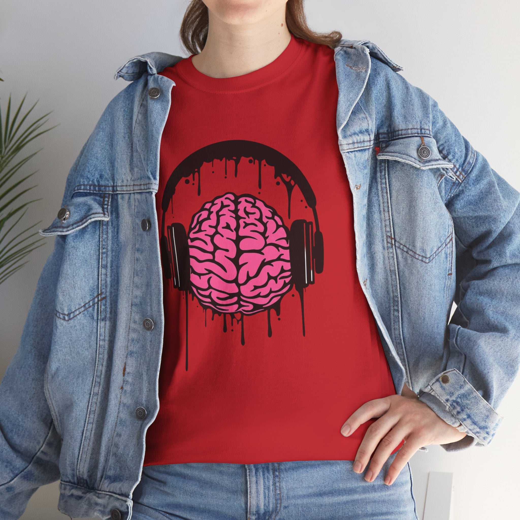 Music Lover Dripping Brain — T-Shirt