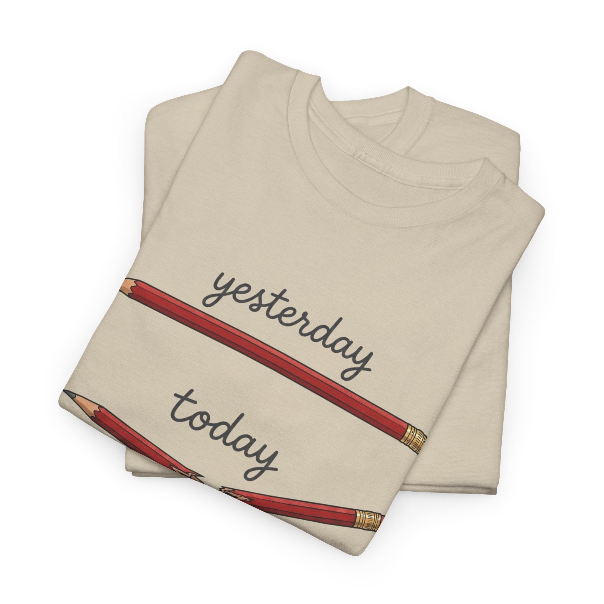 "yesterday, today, tomorrow" — Tshirt
