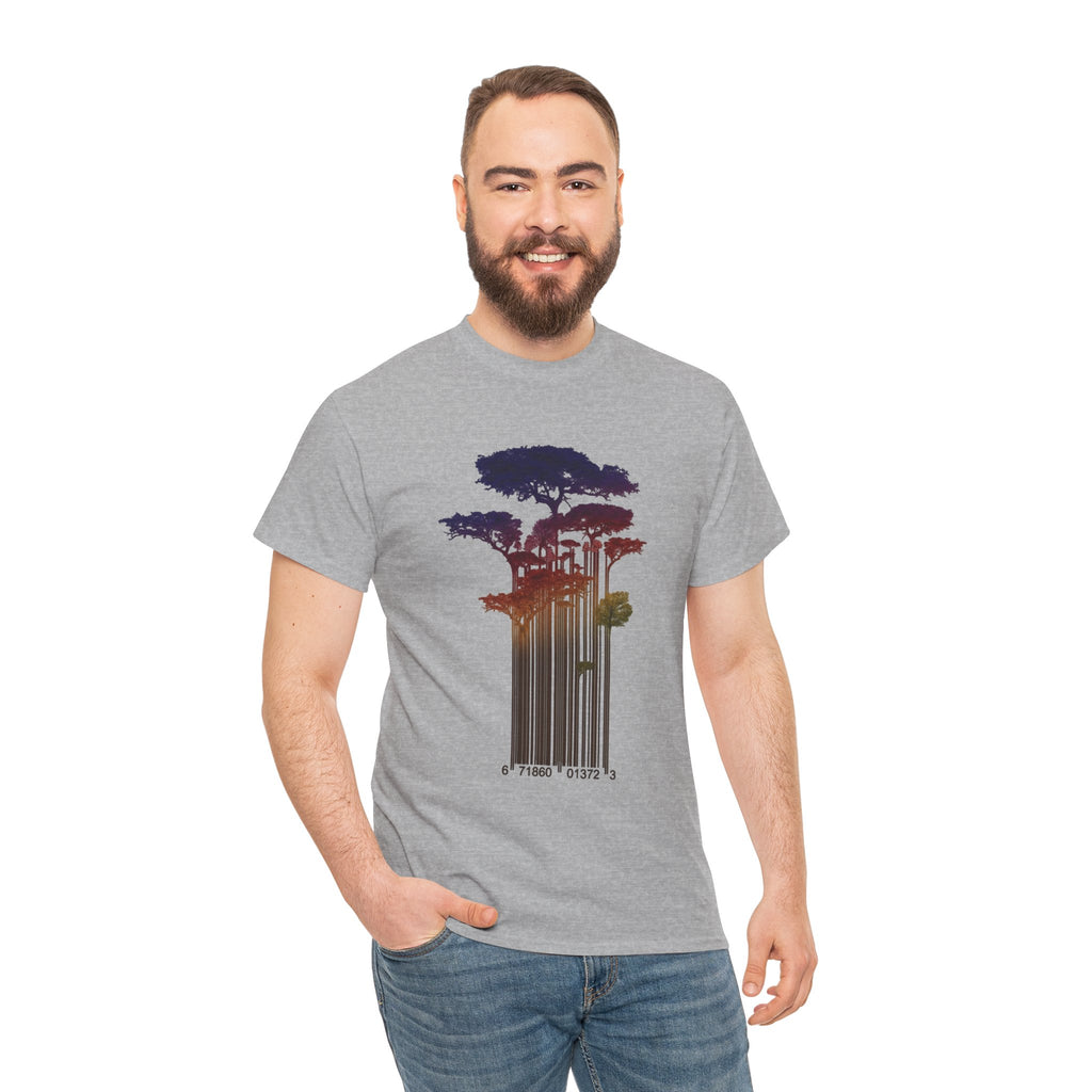 Barcode Forest T‑Shirt