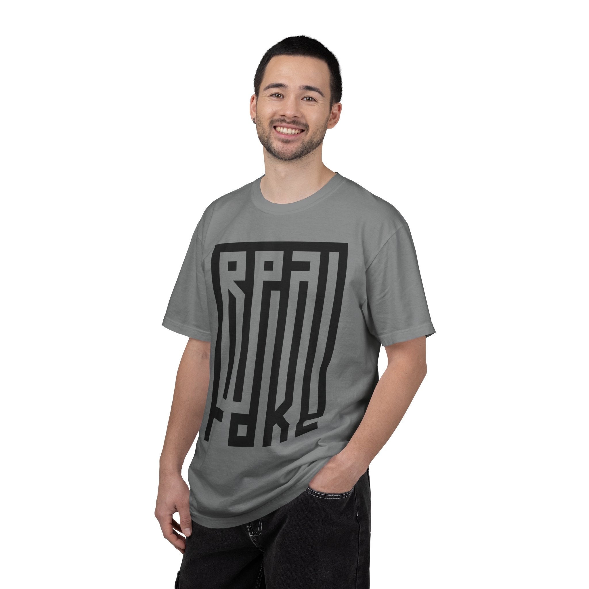 'Real/Fake' — T-Shirt