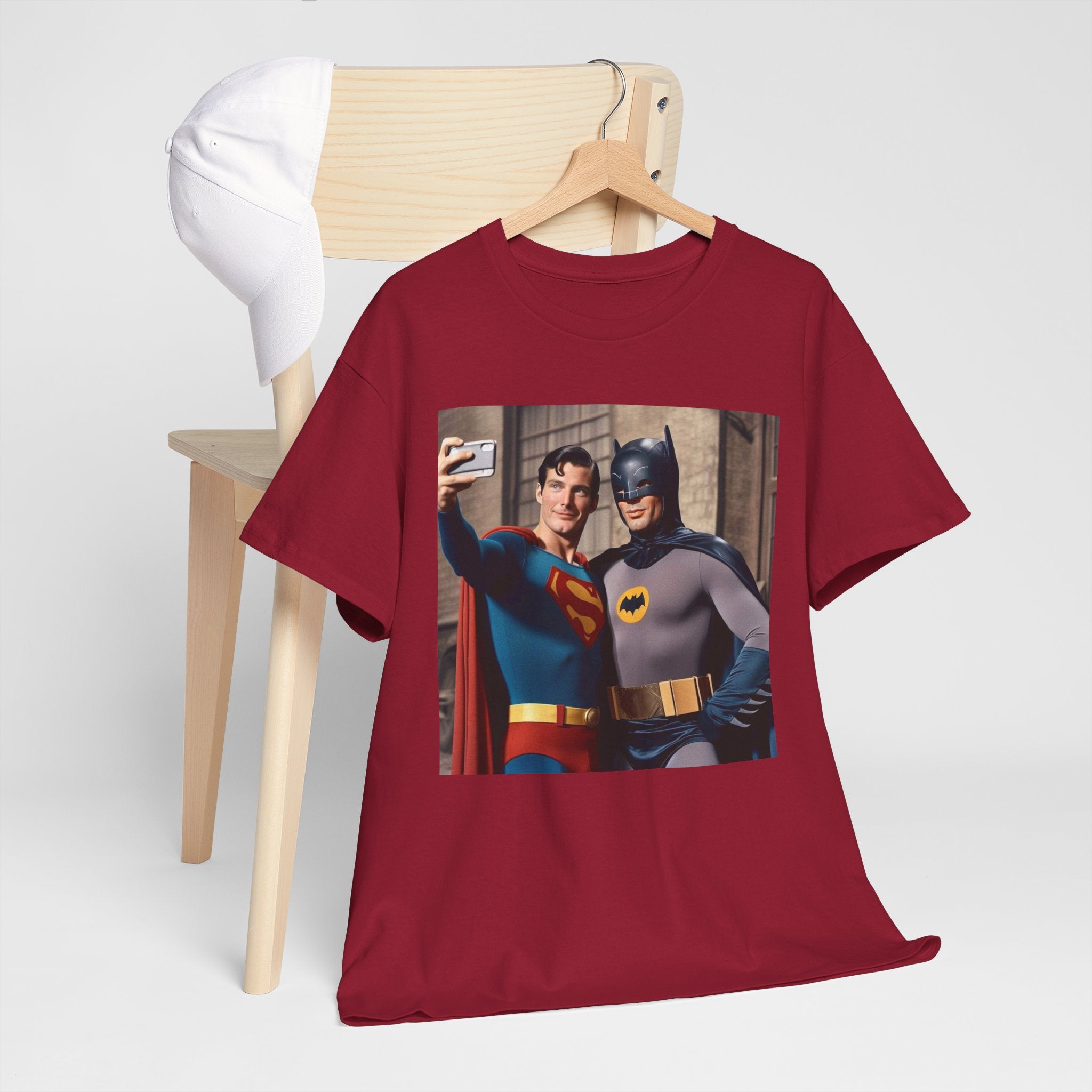 Retro Superhero Selfie - T shirt