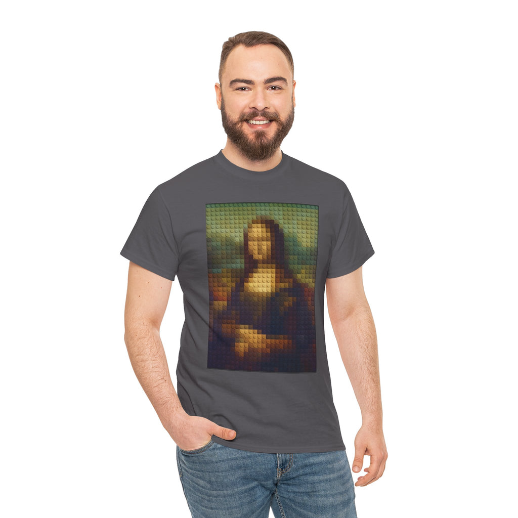 Pixelated Mona Lisa - T‑Shirt