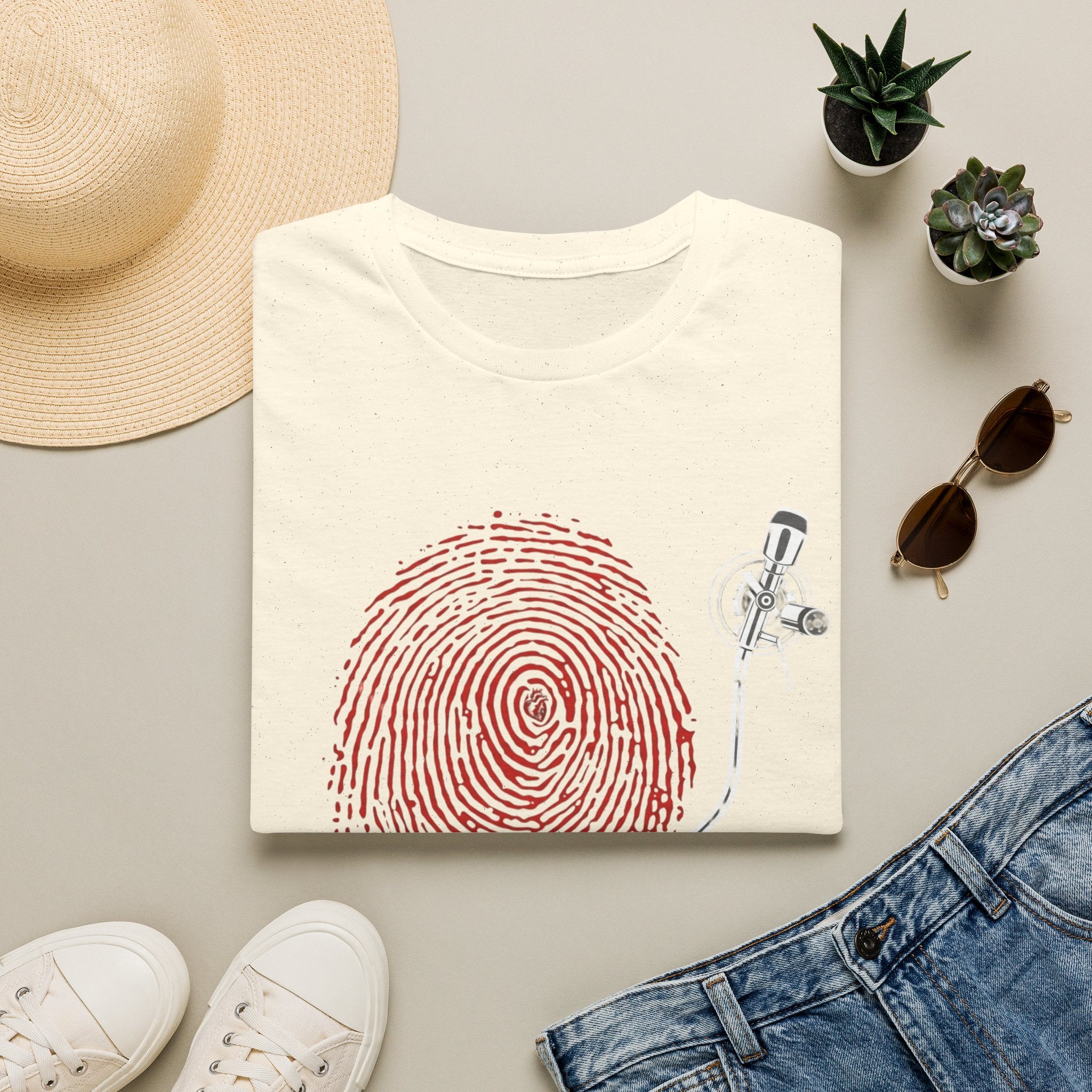 Fingerprint Turntable — T-Shirt