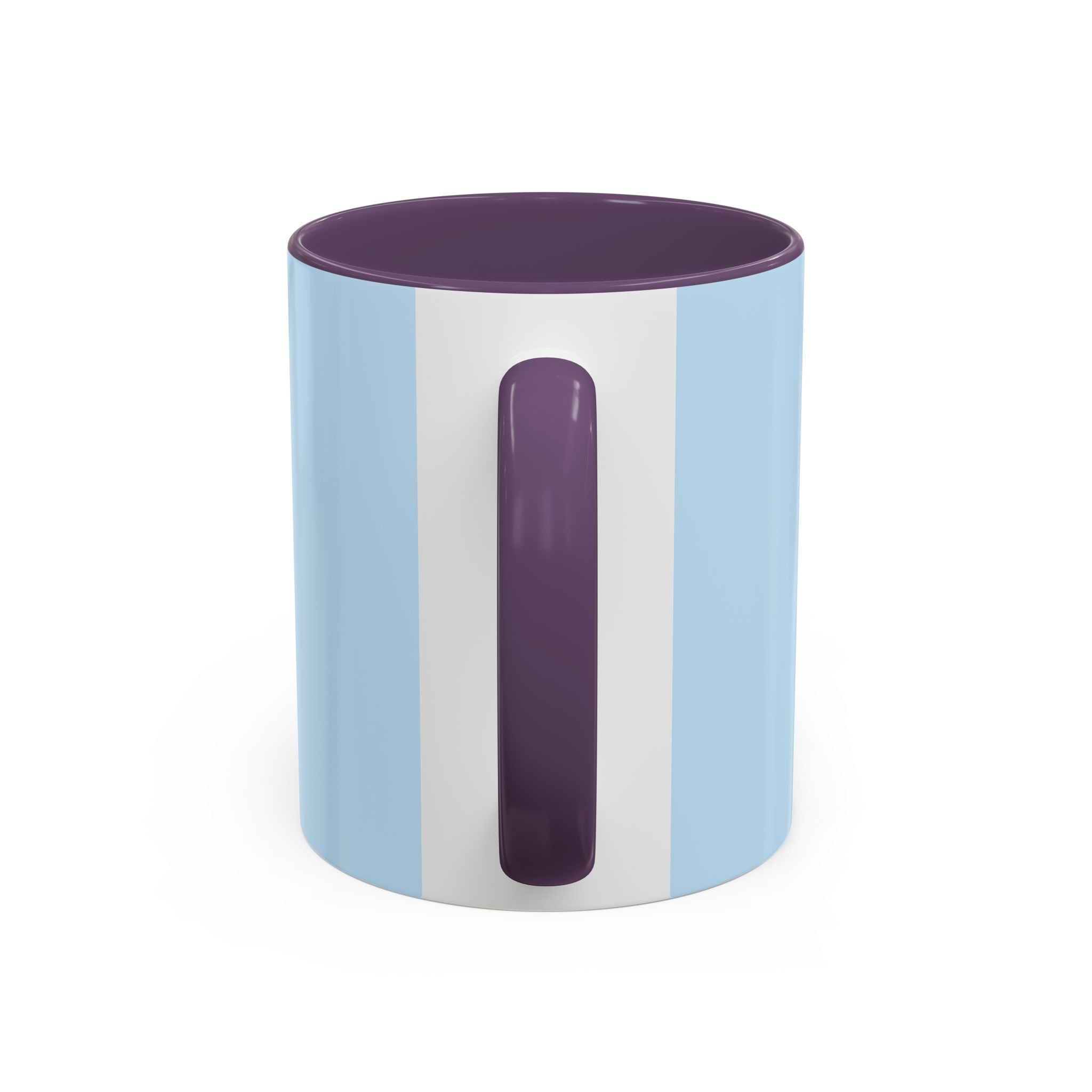 Less Is More Minimalist Accent Coffee Mug — Blue 11/15oz