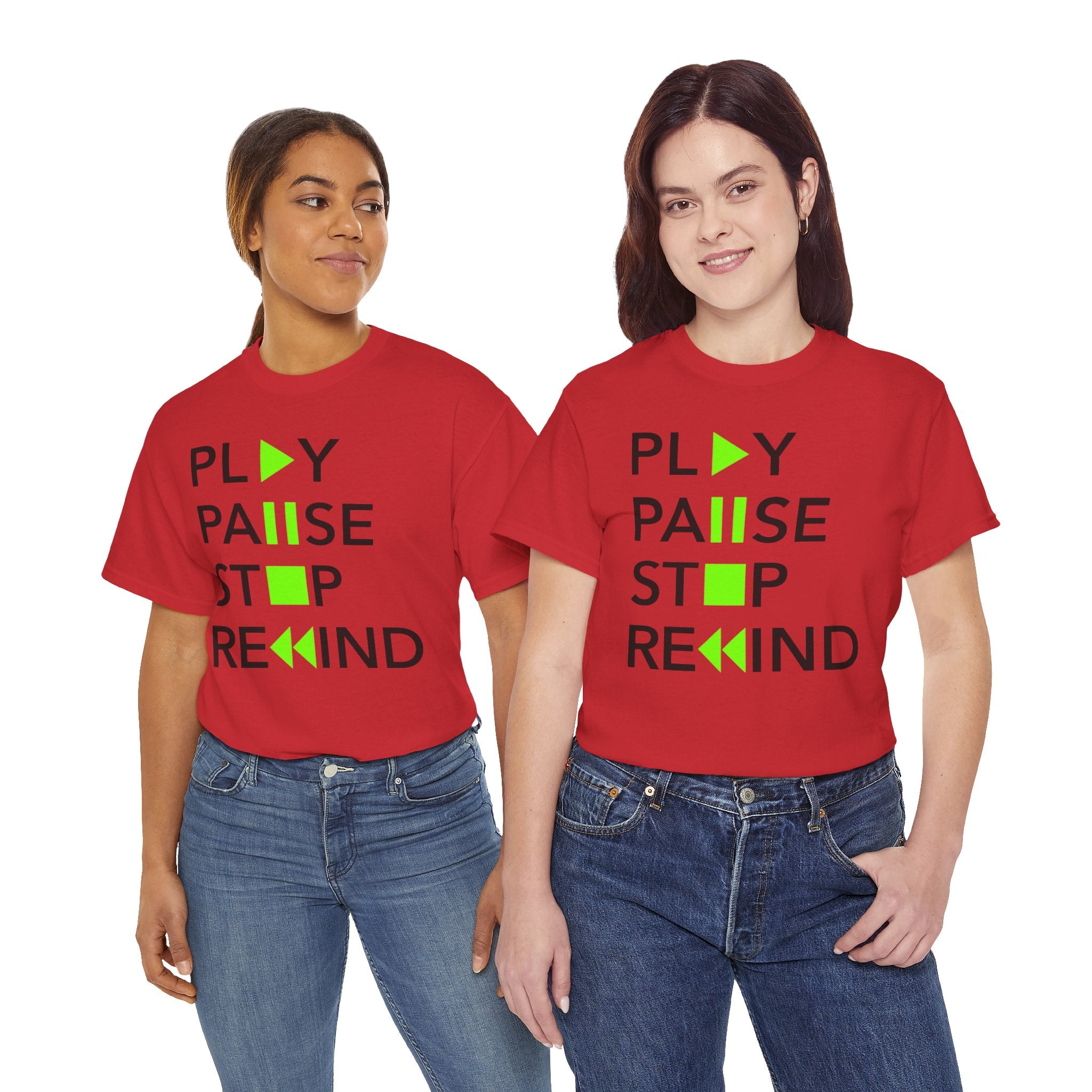 Play Pause Stop Rewind — T-Shirt