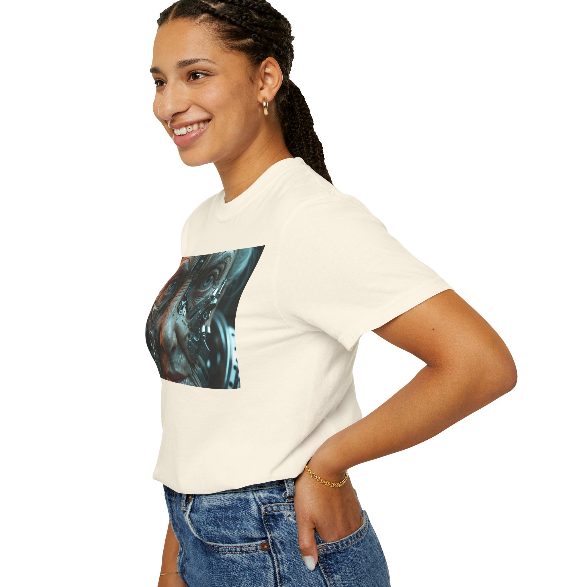 Cybernetic Old Face —T‑Shirt