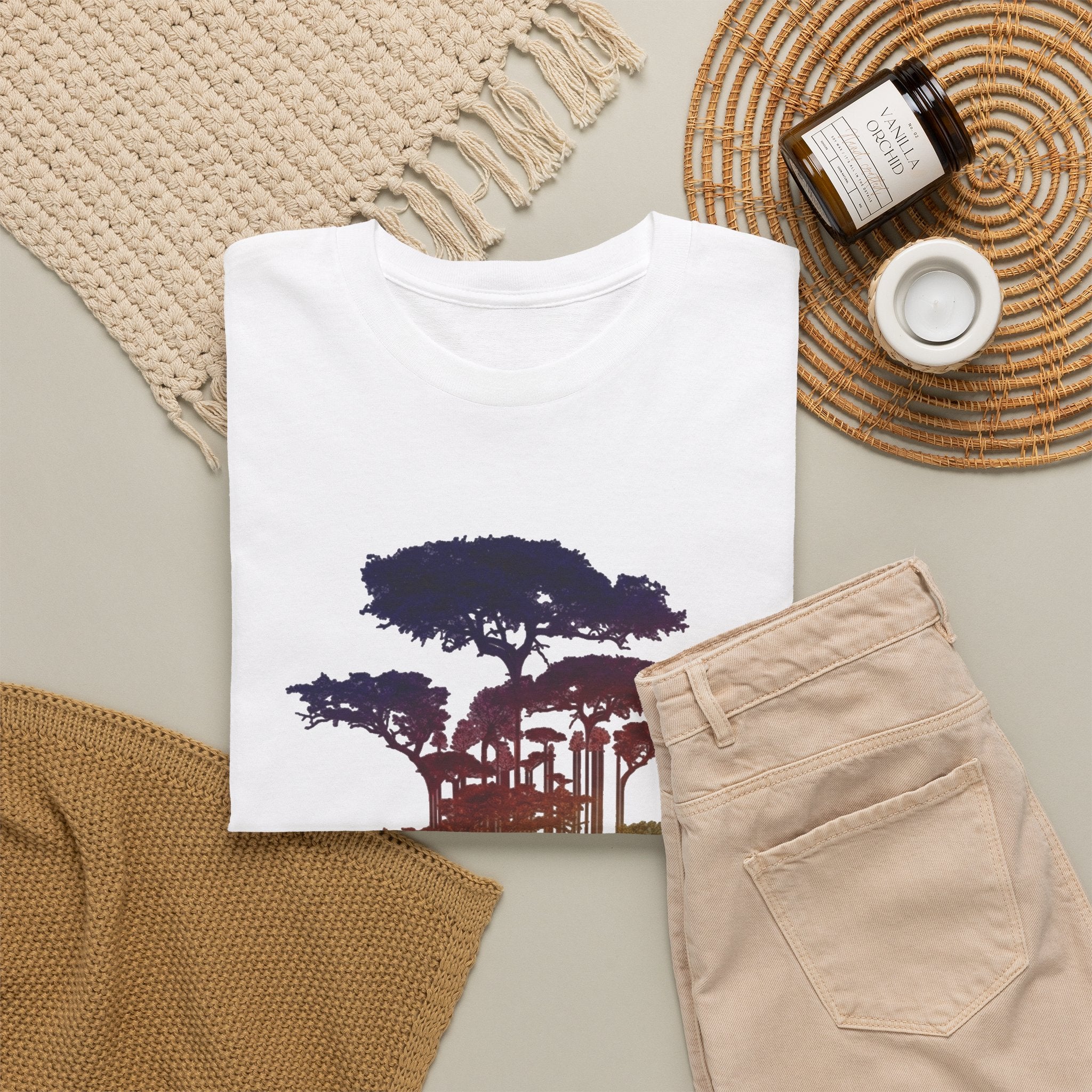 Barcode Forest T‑Shirt