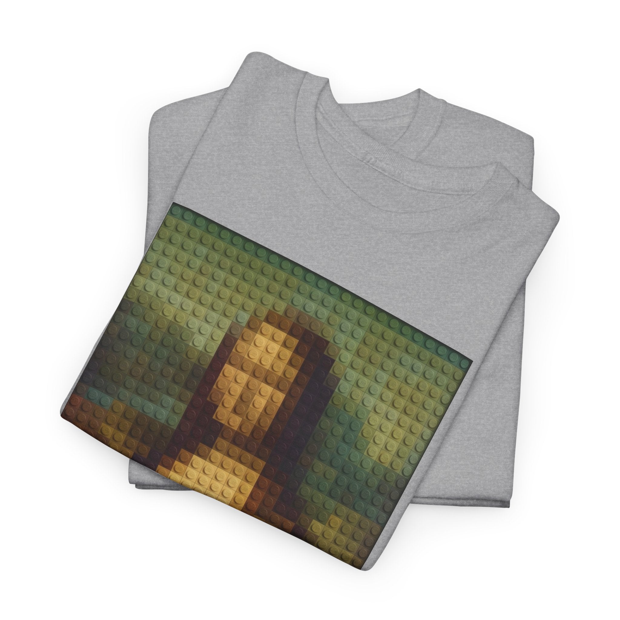Pixelated Mona Lisa - T‑Shirt