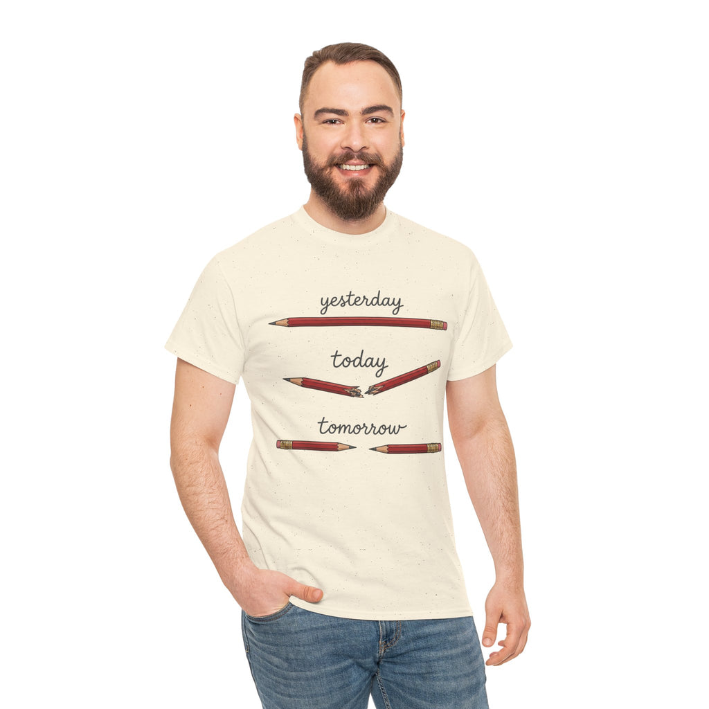 "yesterday, today, tomorrow" — Tshirt