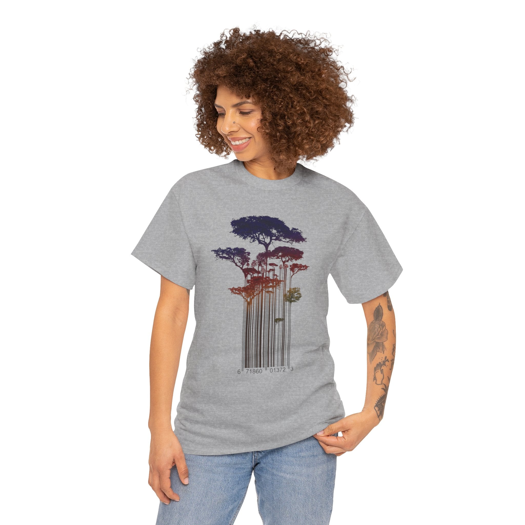Tree Barcode — T-Shirt