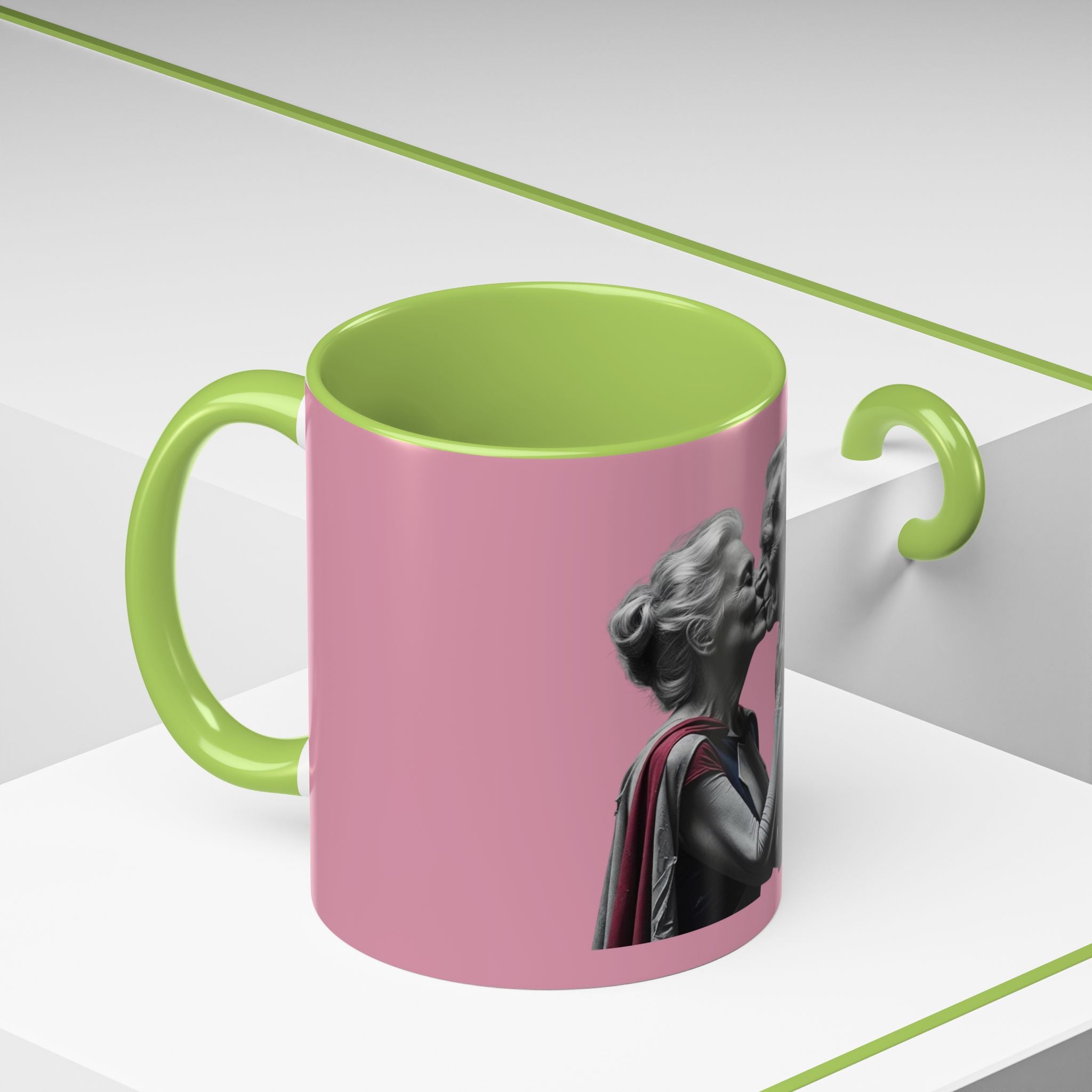 Elderly Superhero Couple — Coffee Mug