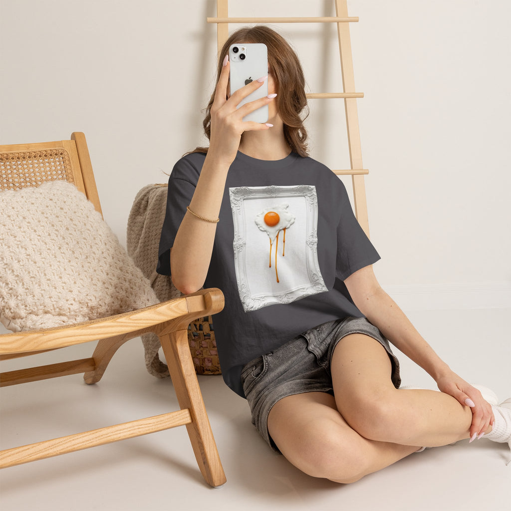 Artful Drip Fried Egg — T‑Shirt