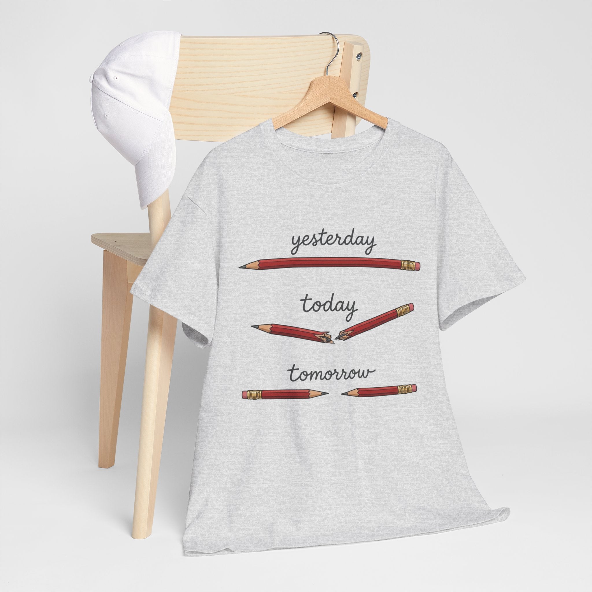 "yesterday, today, tomorrow" — Tshirt