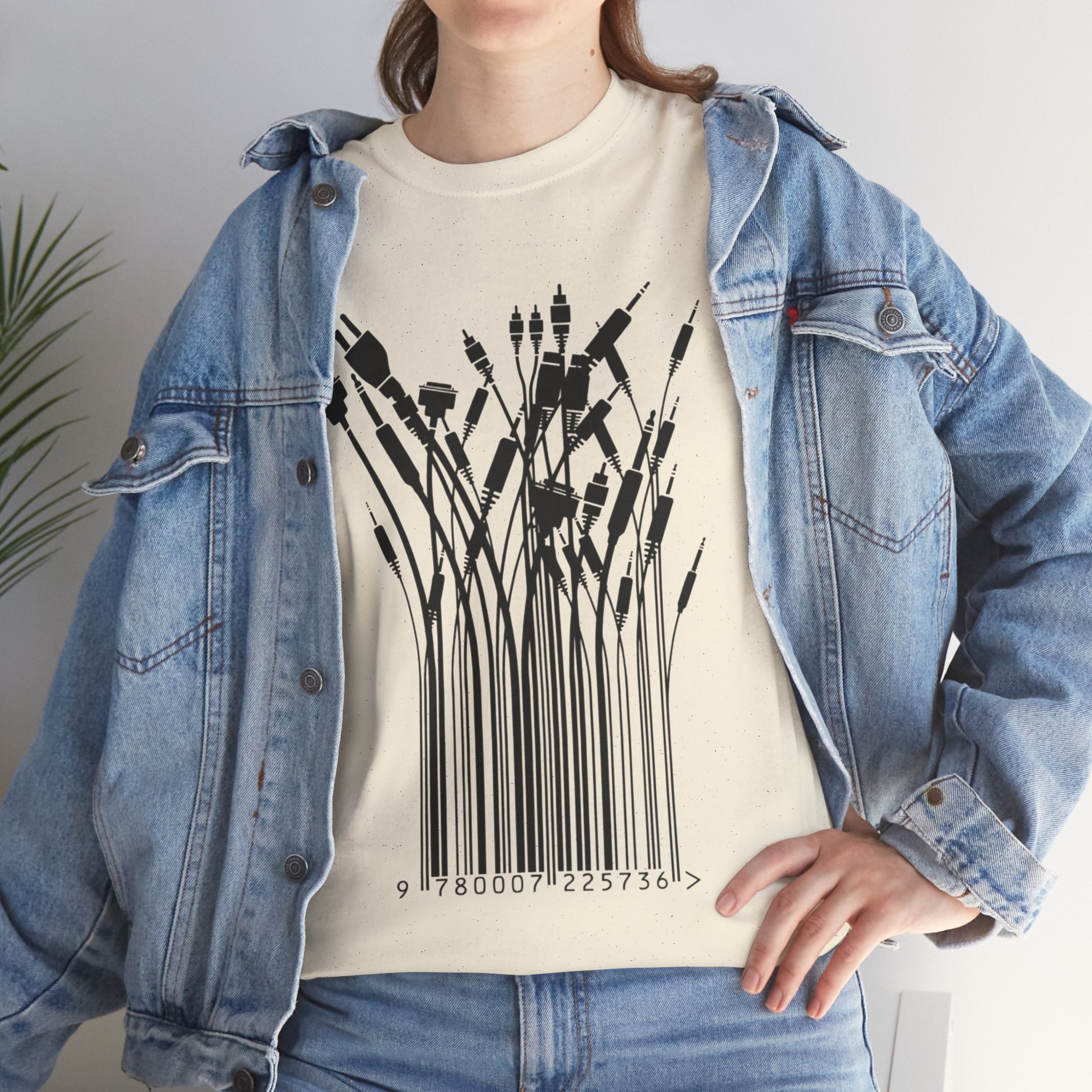 Barcode Wildflowers — T-Shirt