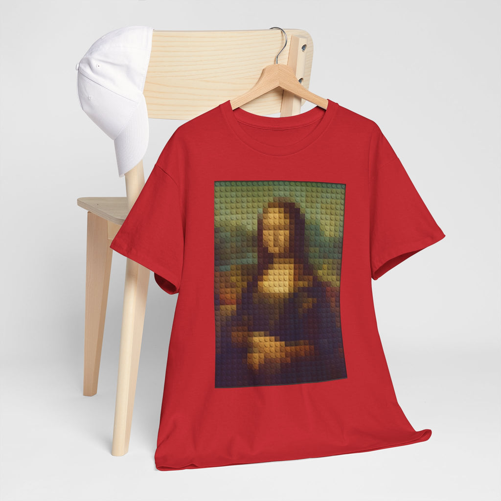 Pixelated Mona Lisa - T‑Shirt