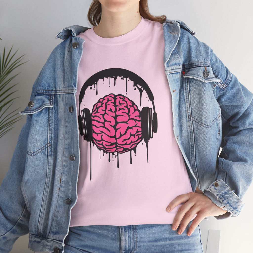 Music Lover Dripping Brain — T-Shirt