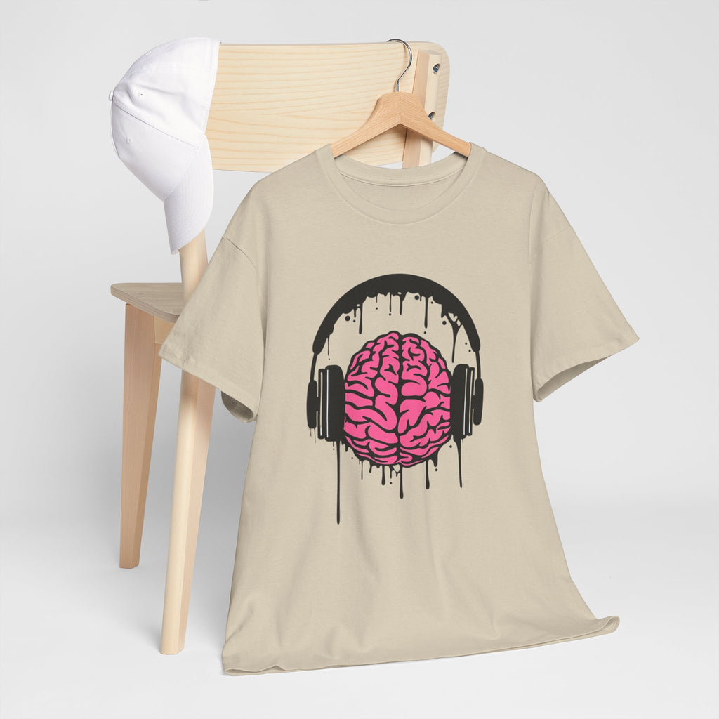 Music Lover Dripping Brain — T-Shirt