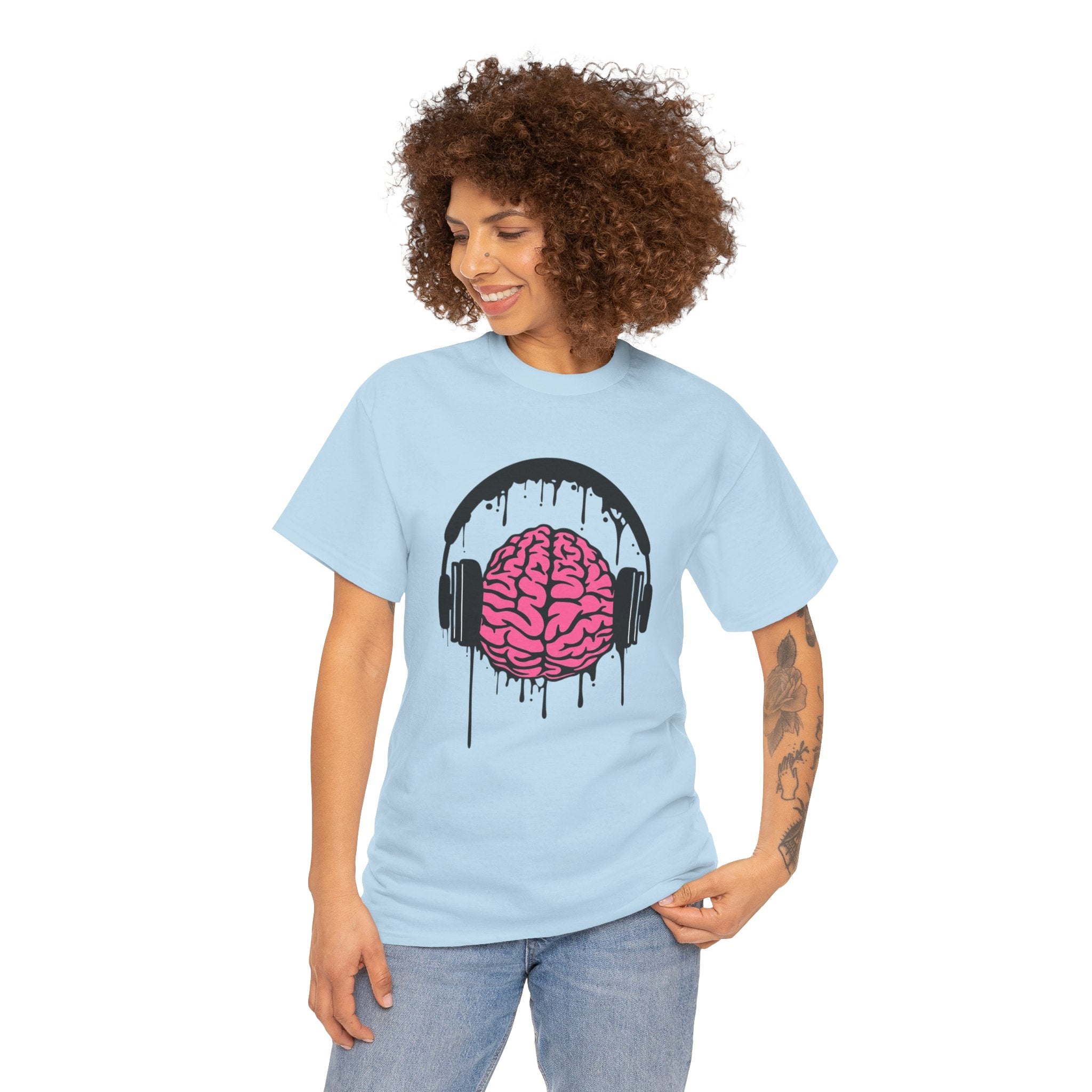 Music Lover Dripping Brain — T-Shirt
